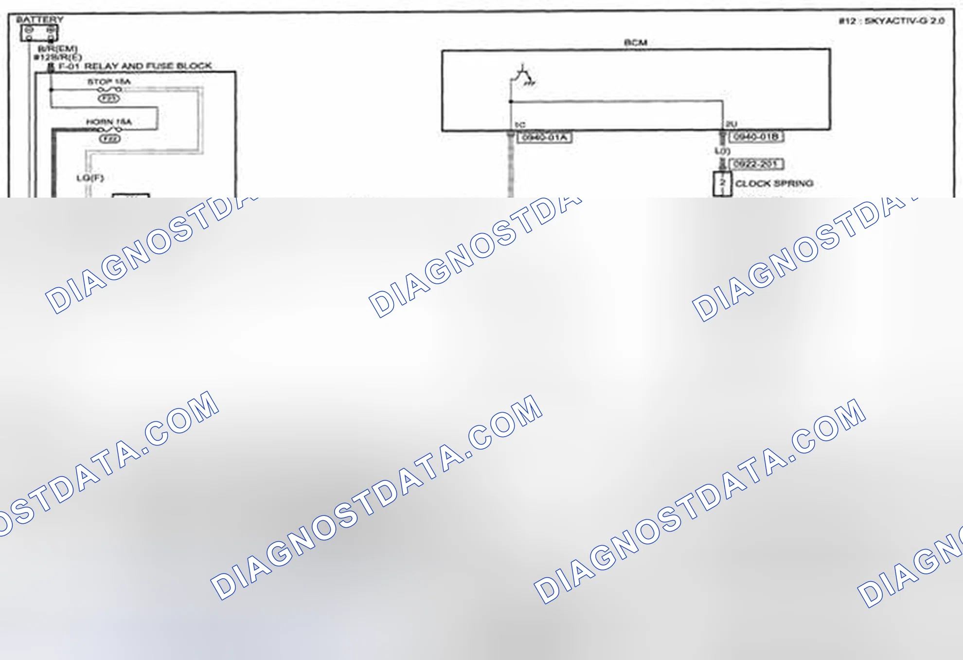 Scheme 397: Horn Wiring Diagram - 0922-2 (1 Of 2)