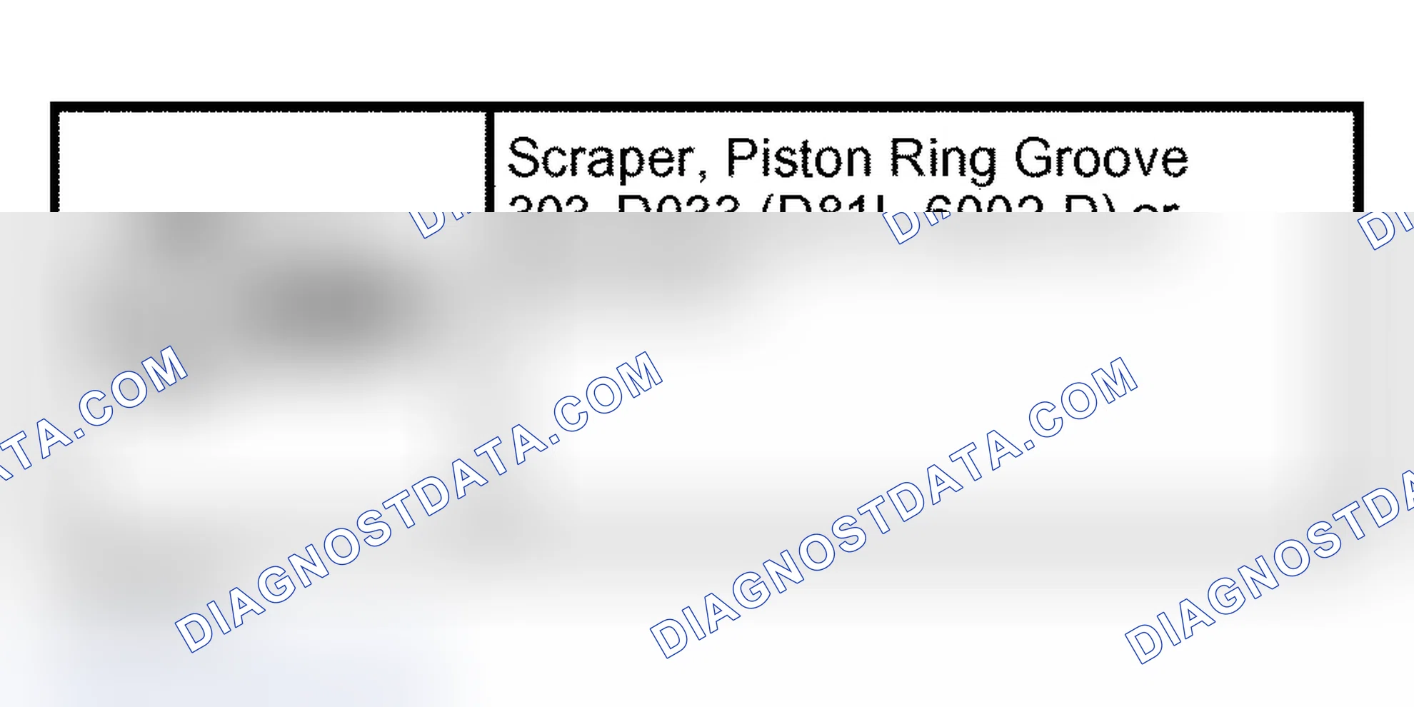 Scheme 33: Piston Inspection