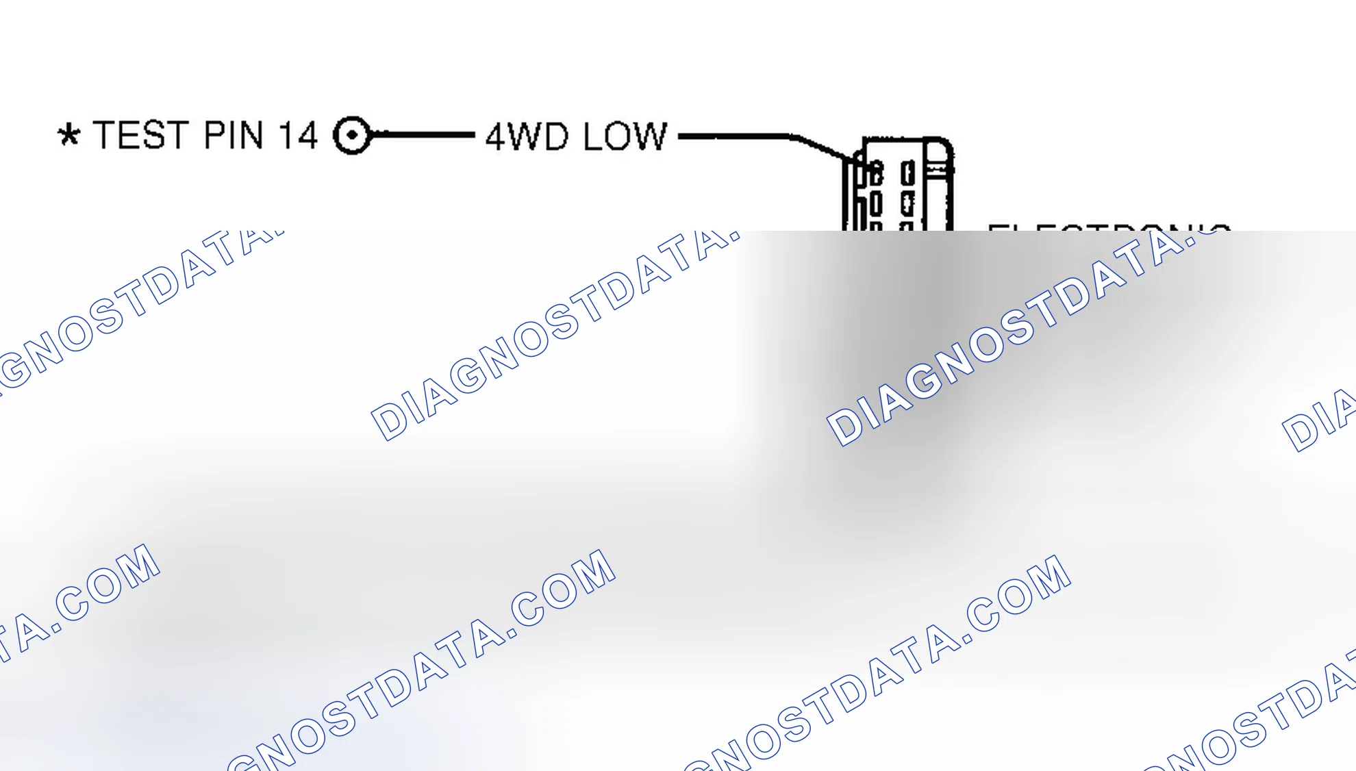 Scheme 62: Identifying Electronic Shift Control Module Test Circuit (Electronic Shift)