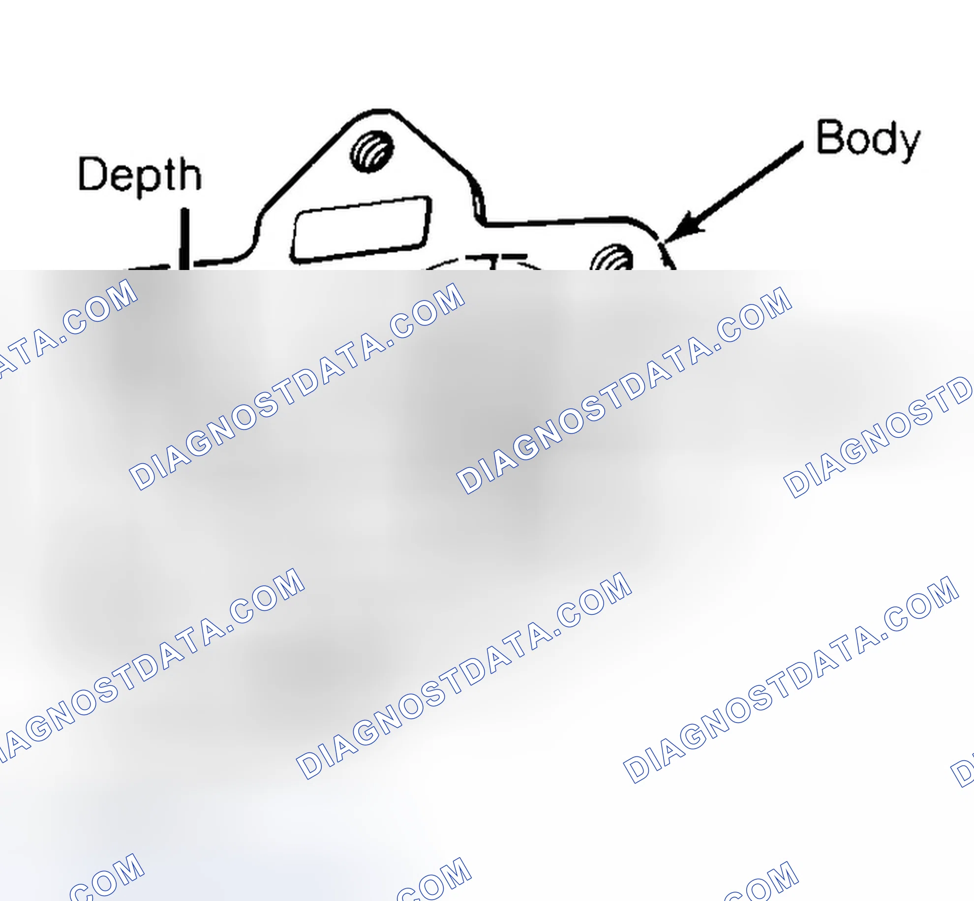 Scheme 35: Measuring Oil Pump Gear Cavity
