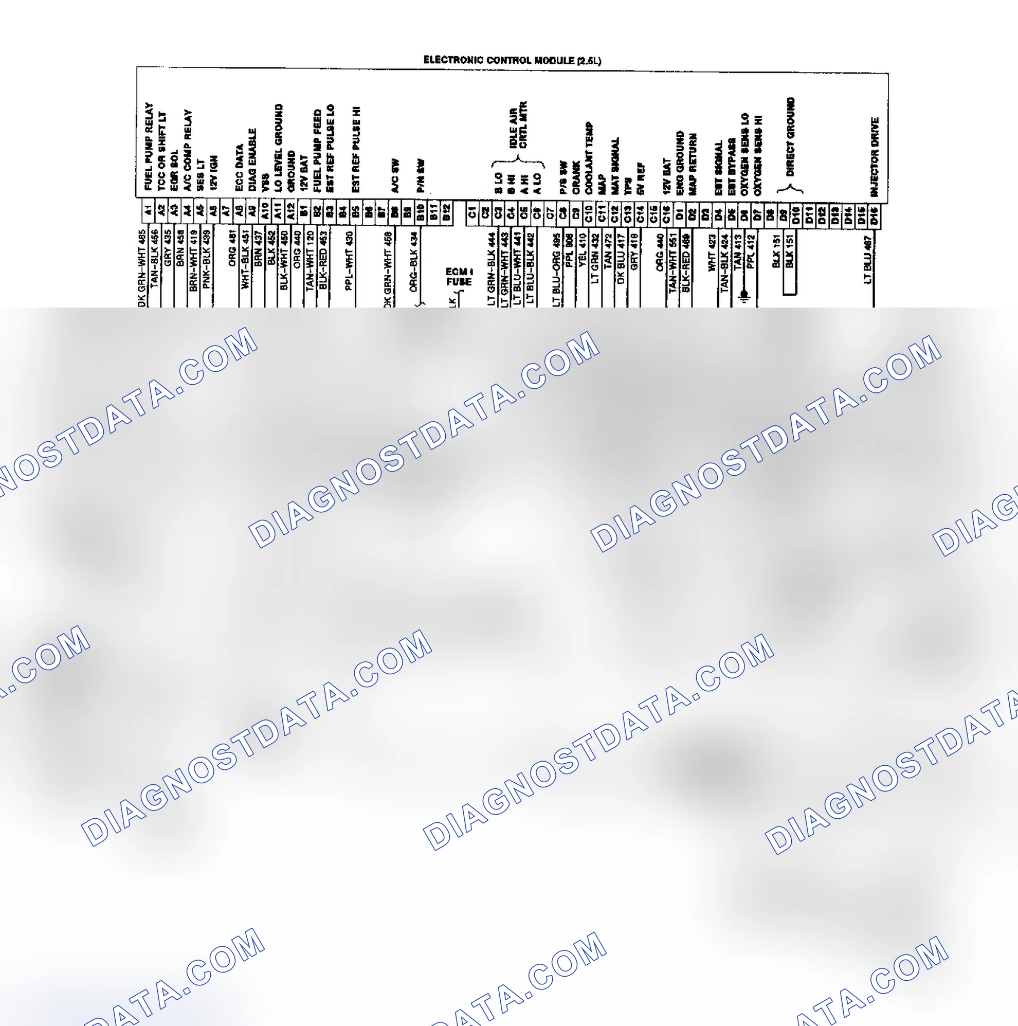 Scheme 21: "S" & "T" Series 2.5L TBI/CCC Wiring Diagram