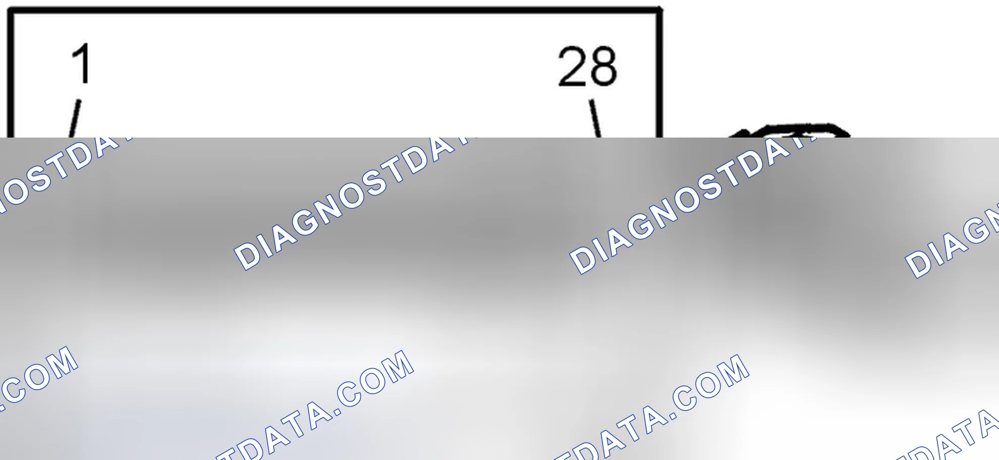 Scheme 38: Signal specification (S60, V70 2000-, V70 XC 2001-/XC70 -2004)