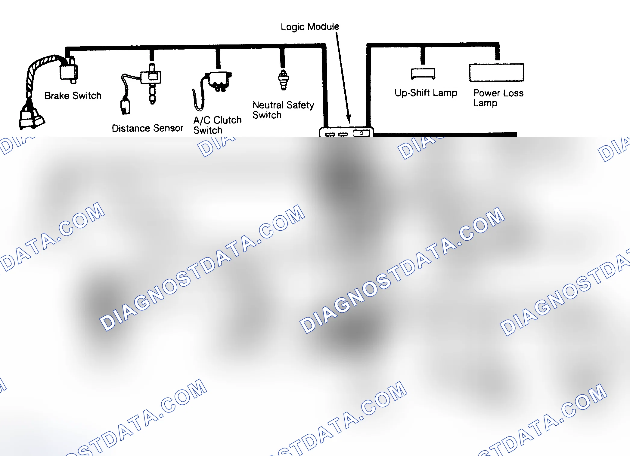 Scheme 91: Non-Turbo Computer, Input Sensors & Output Devices Schematic