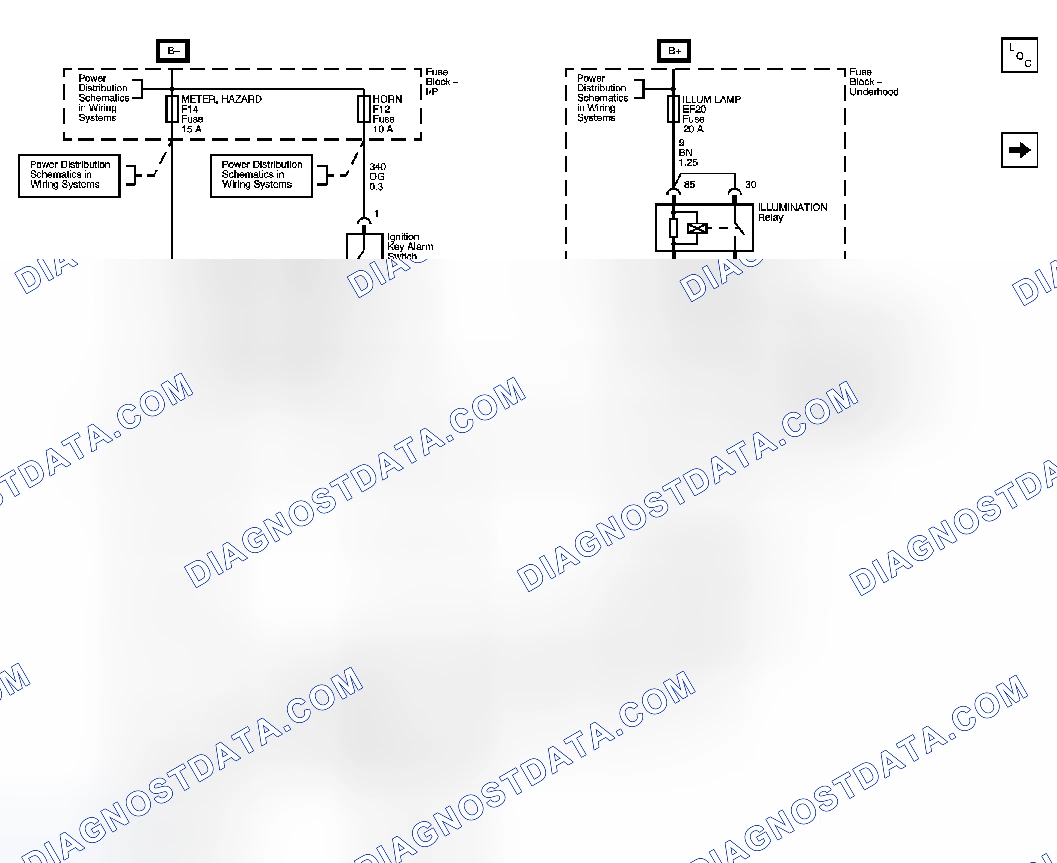 Scheme 20: Interior Lights Schematics (Hatchback)