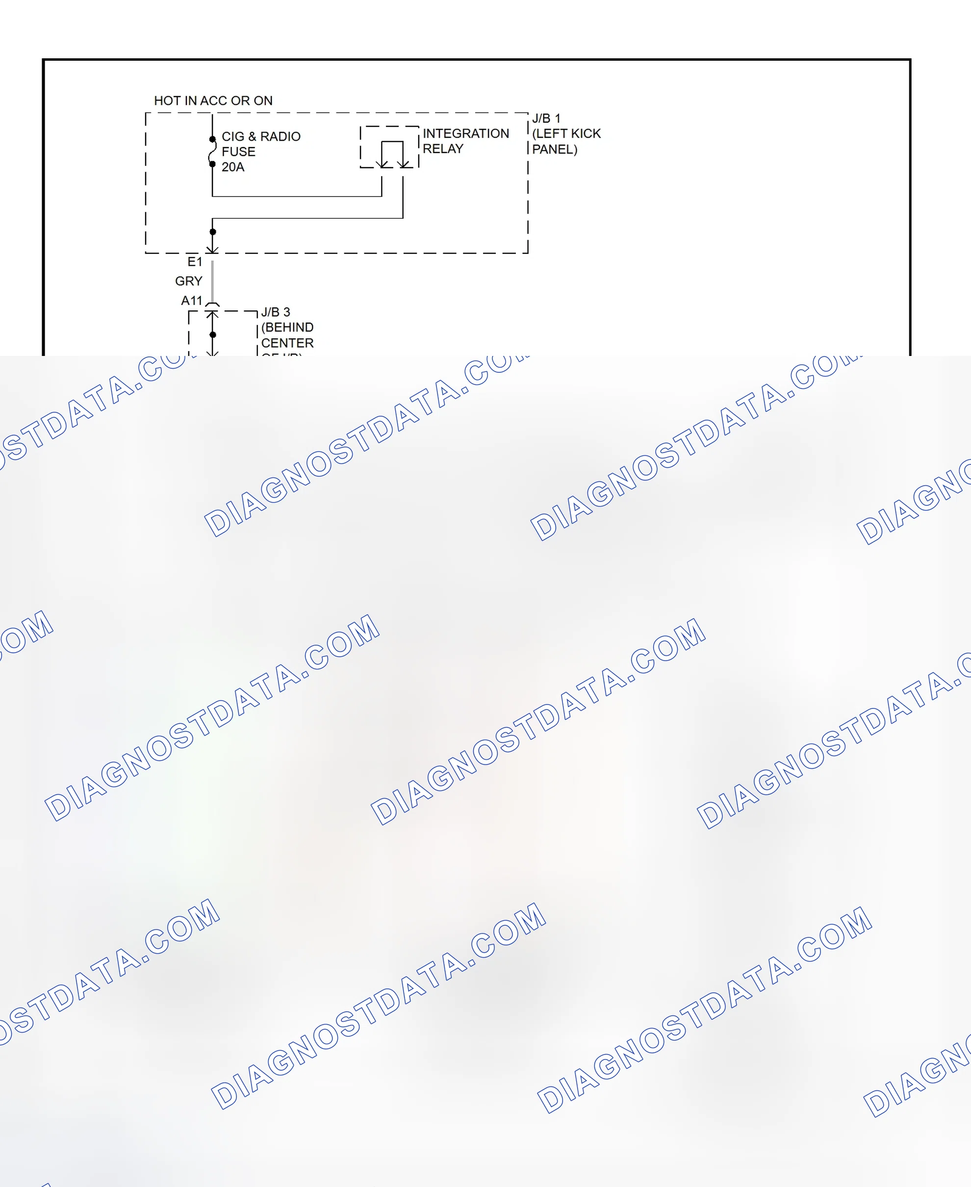 Scheme 3: Power Mirror System Wiring Diagram