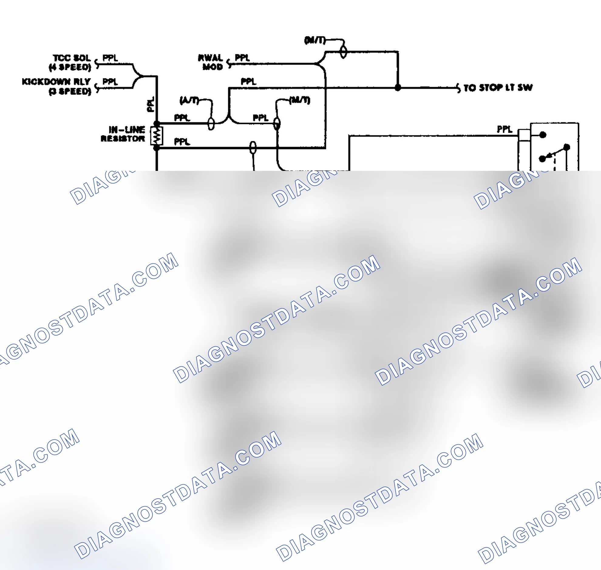 Scheme 3: Transfer Case Circuit (1989)