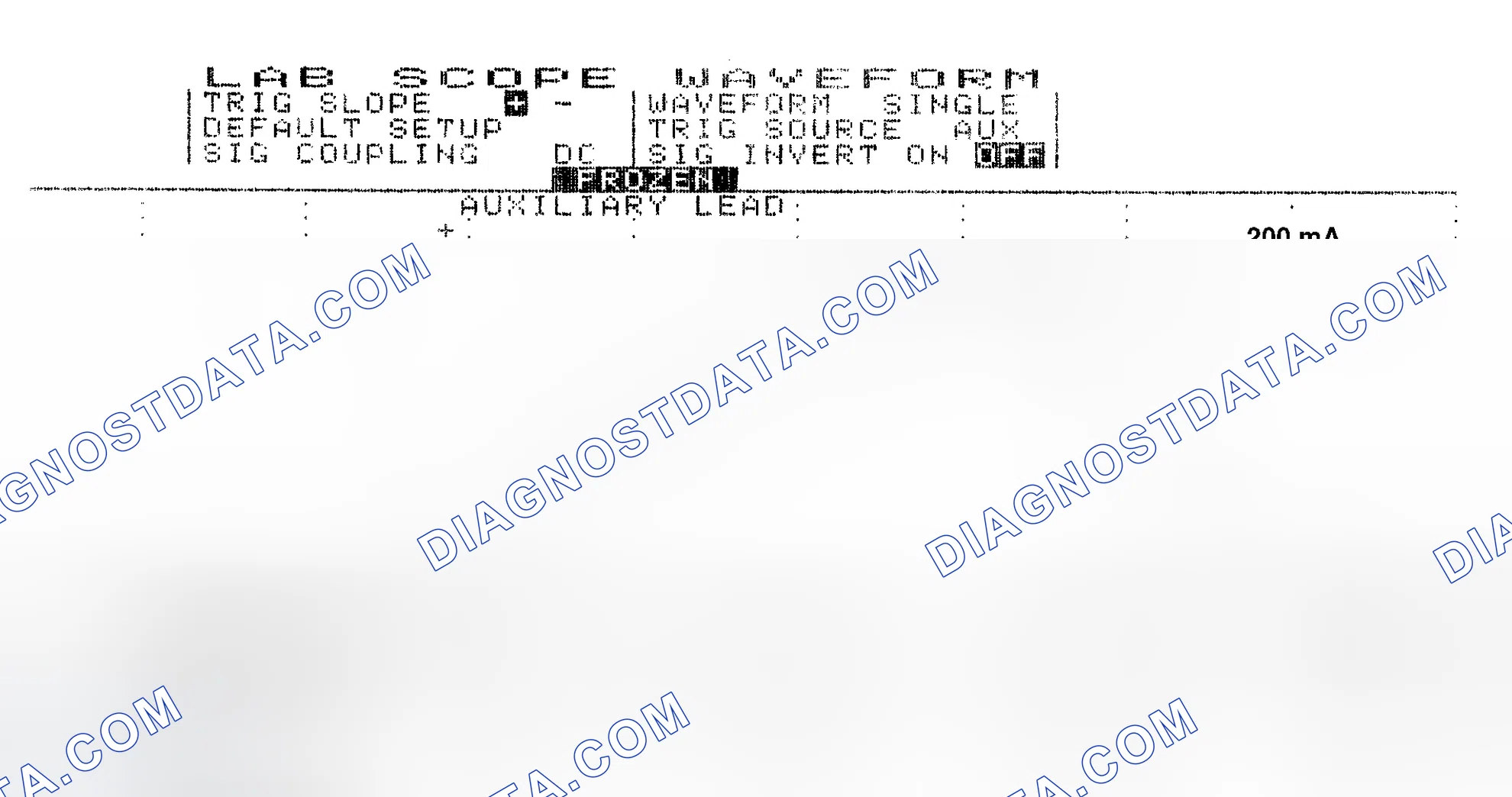 Scheme 13: Single Injector w/Normal Current Flow - Current Pattern
