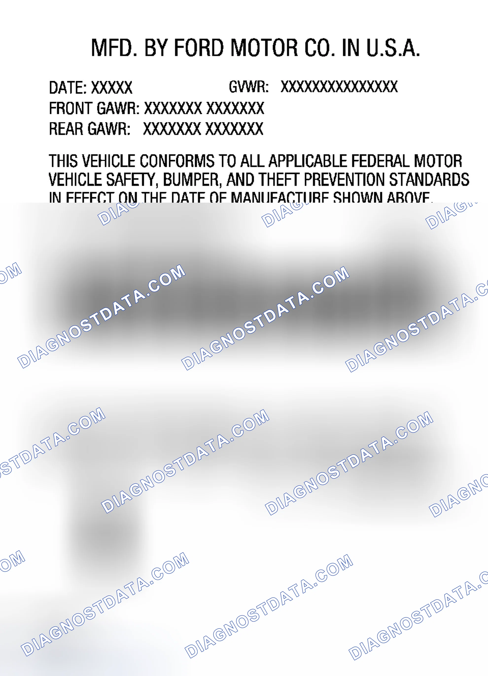 Scheme 25: Interior Trim Codes - Ford Five Hundred, Mercury Montego