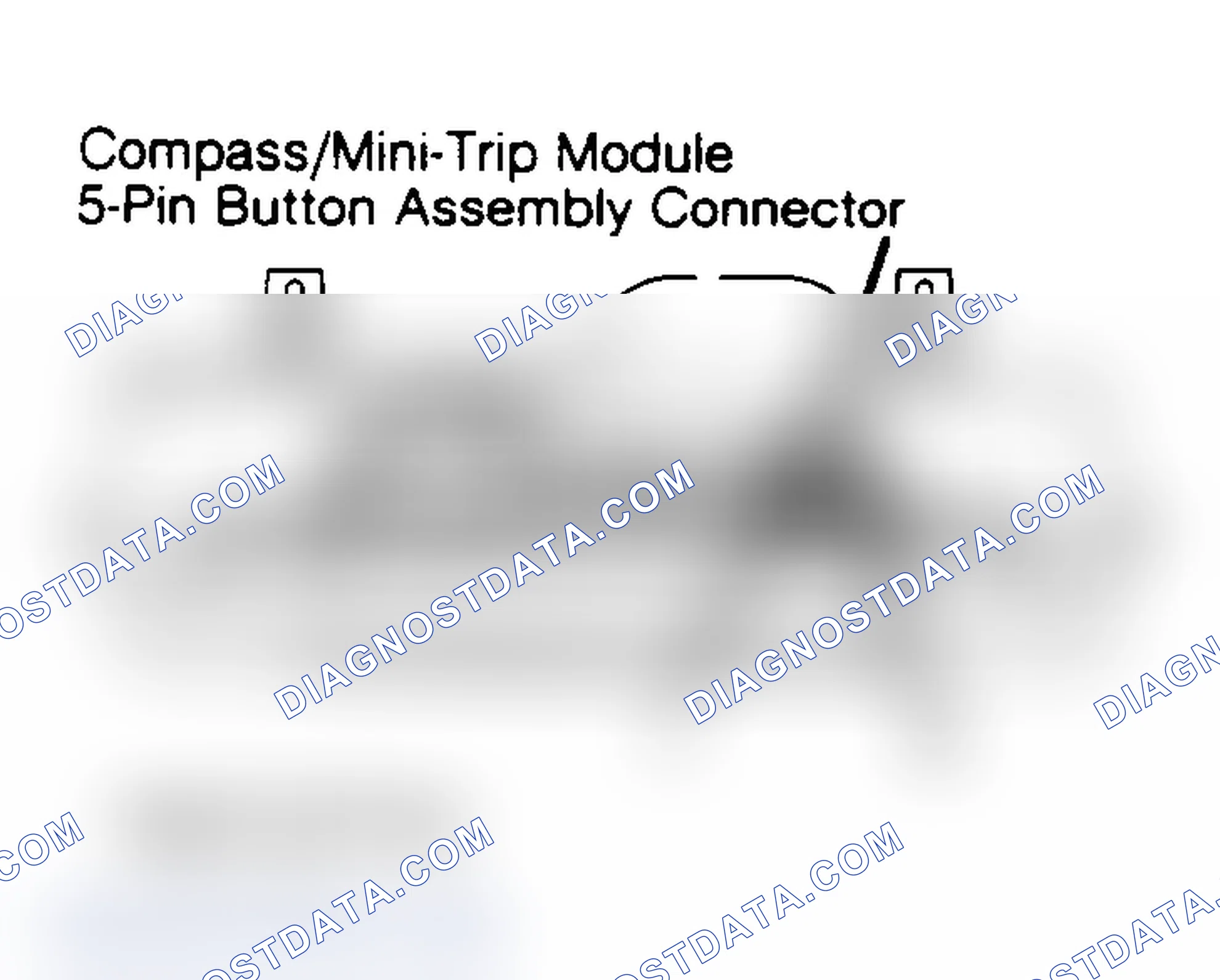 Scheme 107: TEST 6C - Diagnosing Blank Screen/Buttons On Compass/Mini-Trip Module