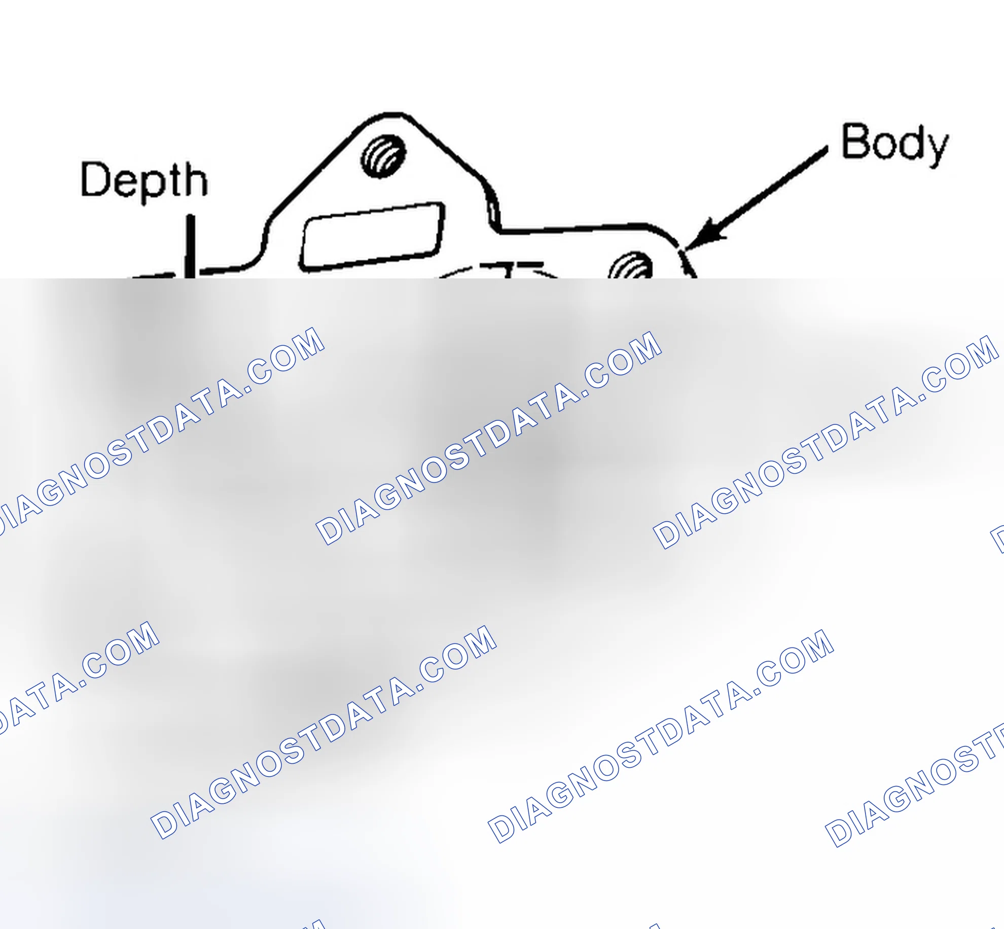 Scheme 35: Measuring Oil Pump Gear Cavity
