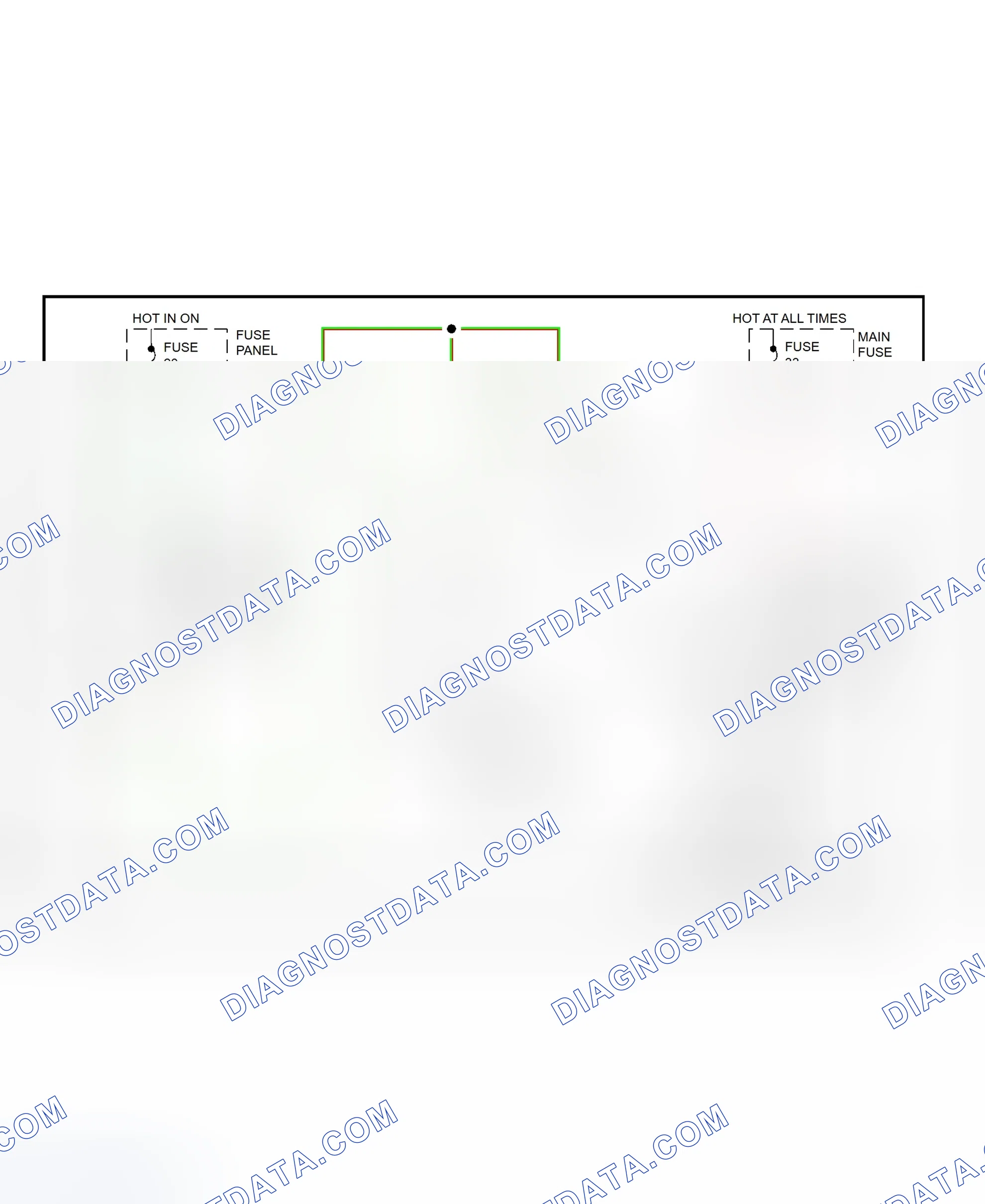 Scheme 2: Electric Cooling Fan System Wiring Diagram (1997 Sidekick & X90)