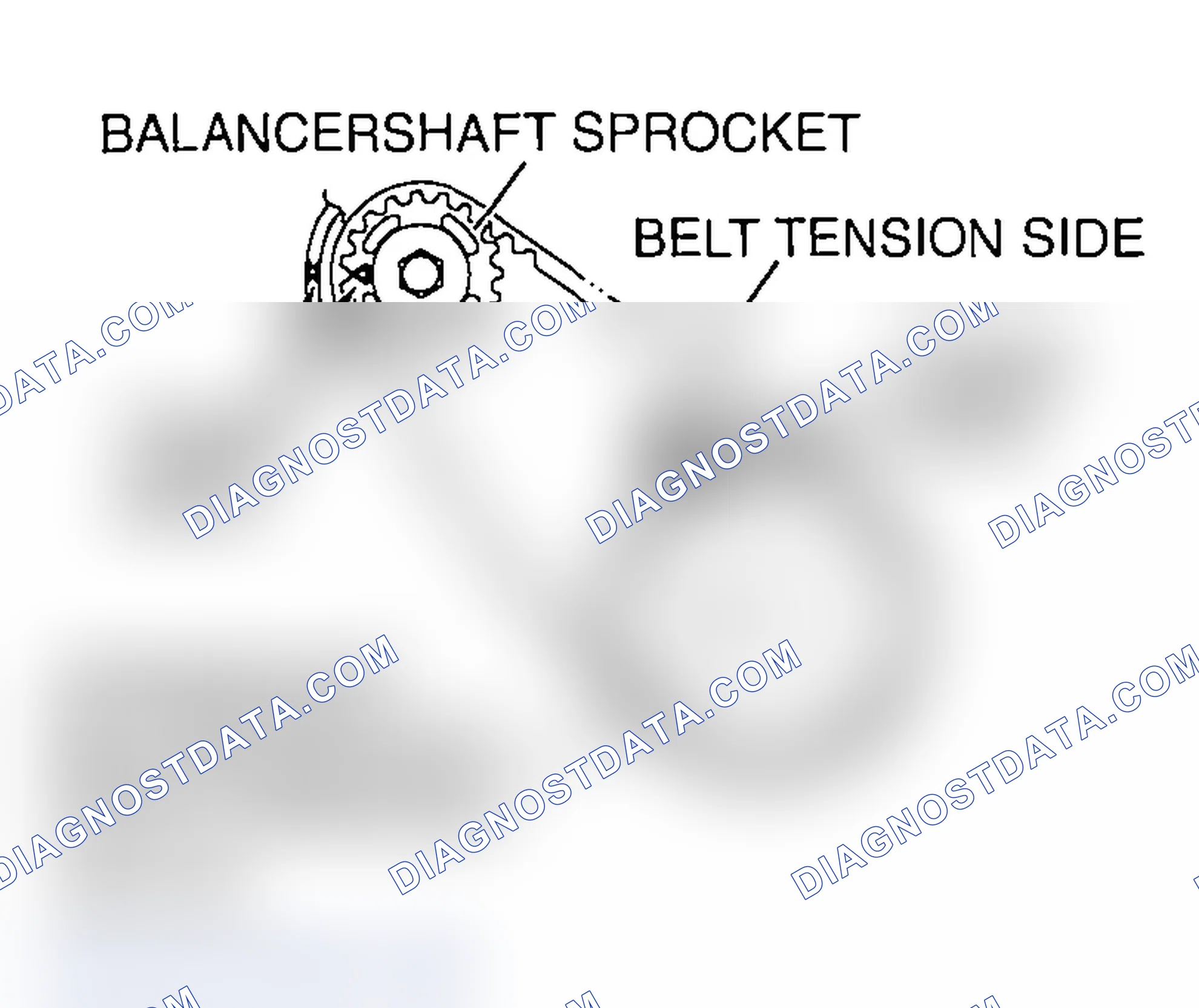 Scheme 878: >> A << BALANCER TIMING BELT/BALANCER TIMING BELT TENSIONER INSTALLATION