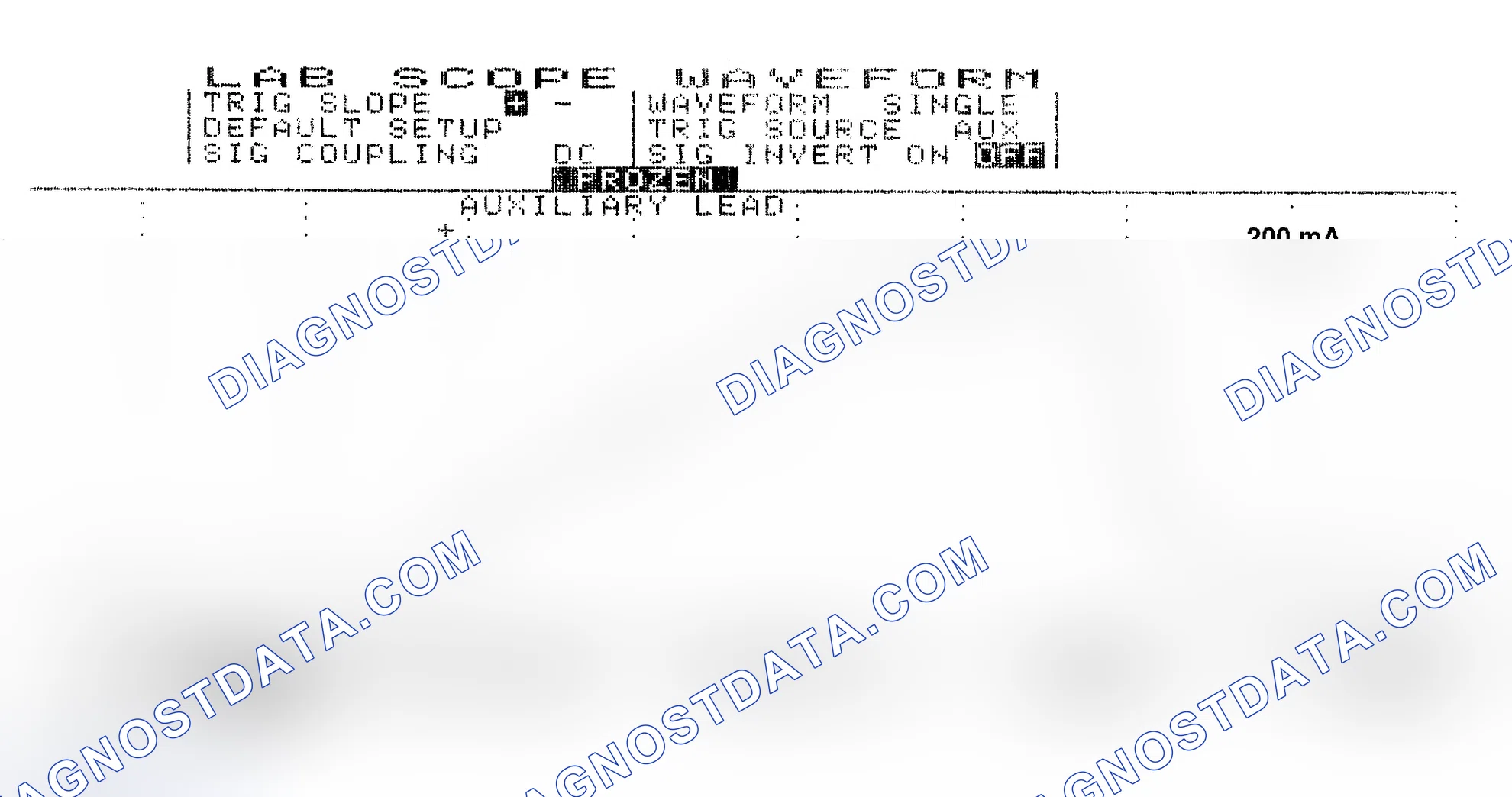 Scheme 13: Single Injector w/Normal Current Flow - Current Pattern