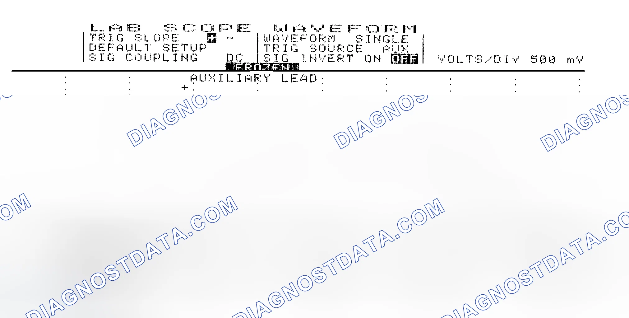 Scheme 14: Single Injector w/Excessive Current Flow - Current Pattern