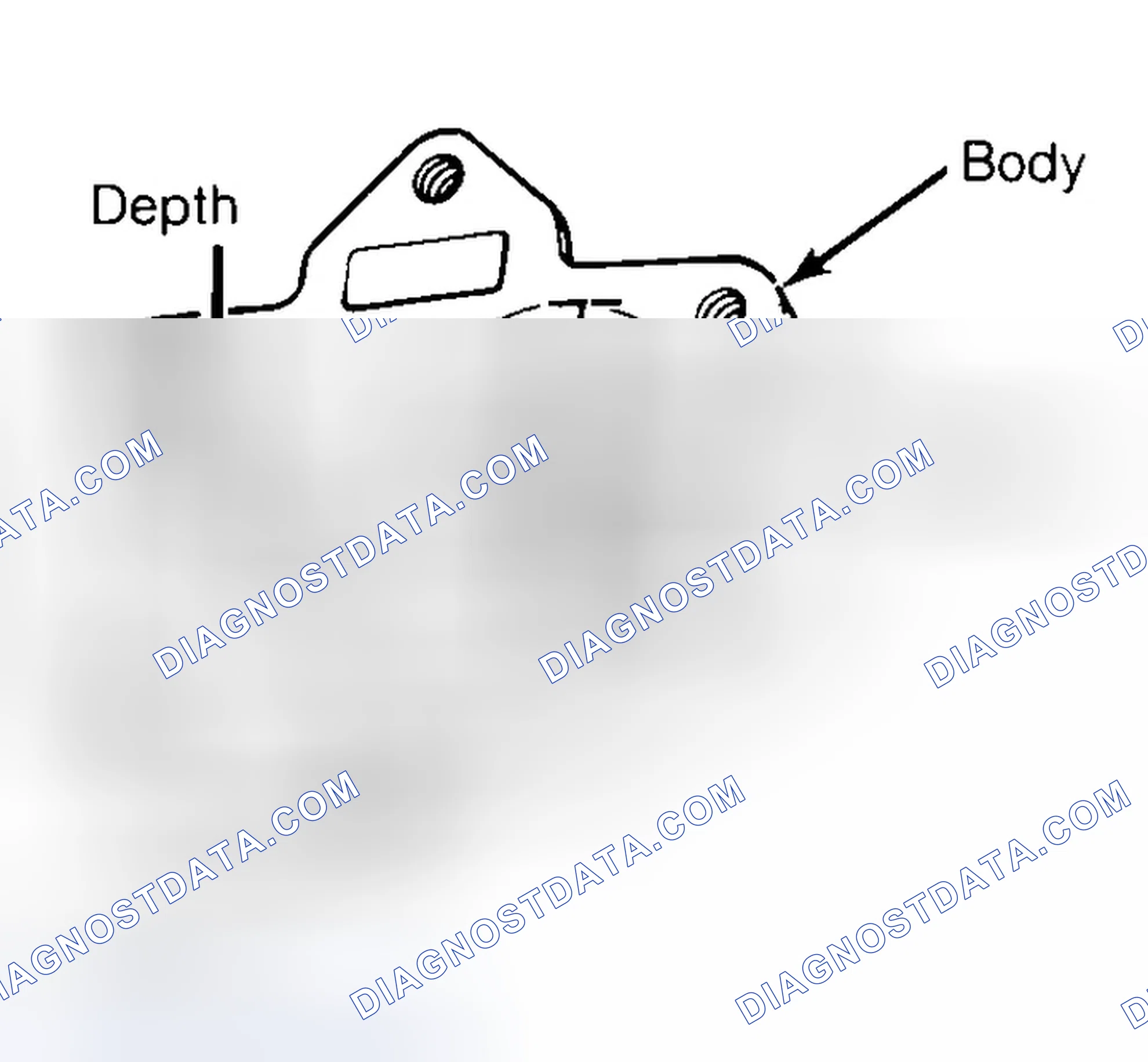 Scheme 35: Measuring Oil Pump Gear Cavity