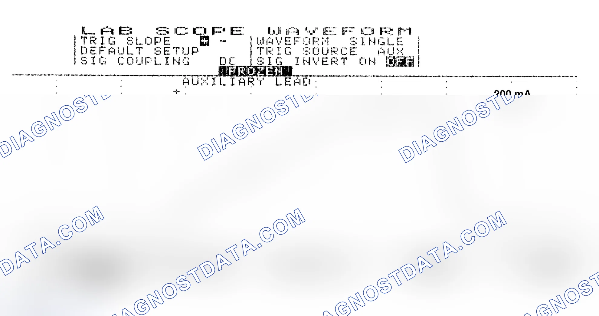 Scheme 13: Single Injector w/Normal Current Flow - Current Pattern