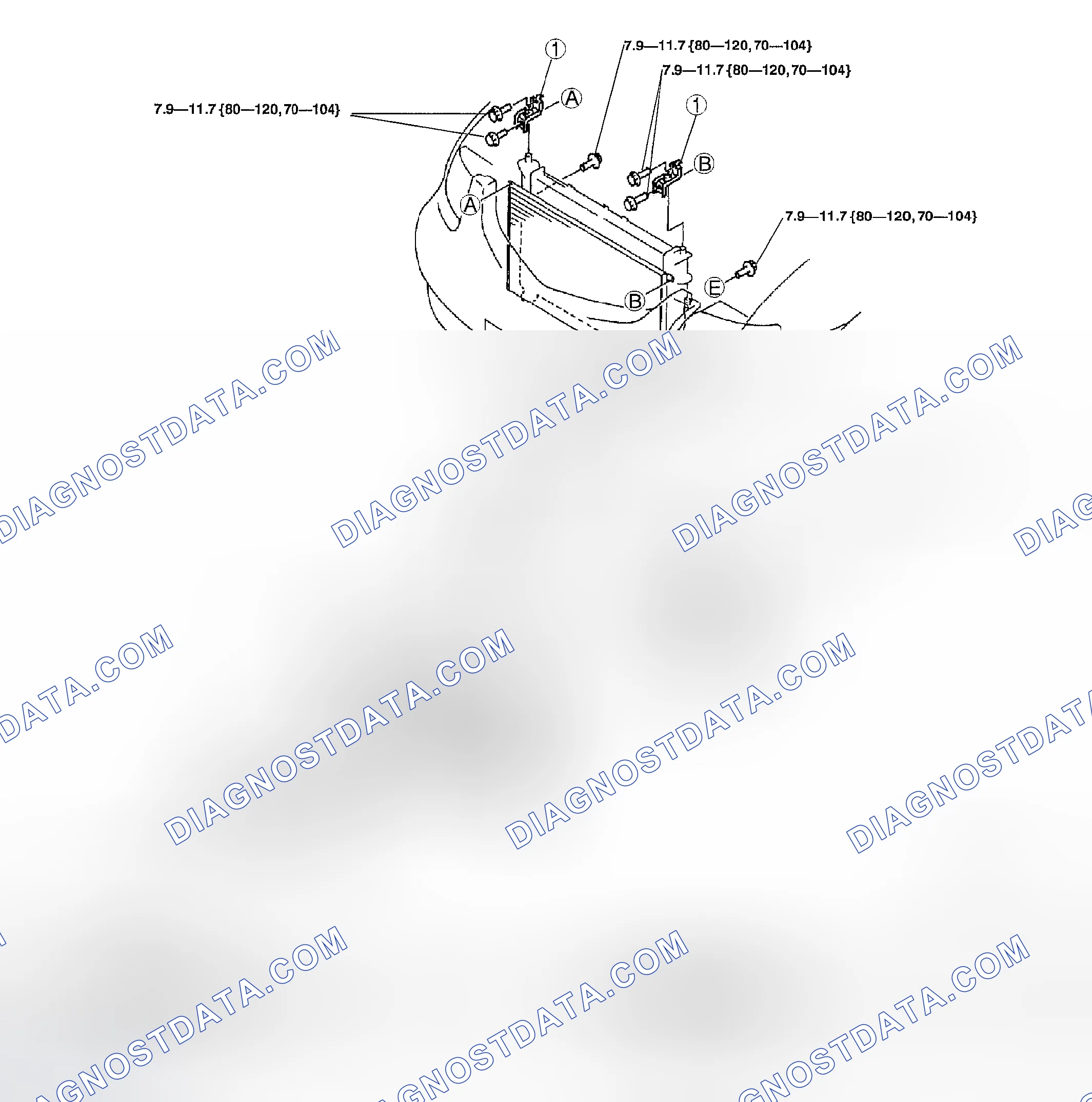 Scheme 23: COOLING FAN MOTOR REMOVAL/INSTALLATION