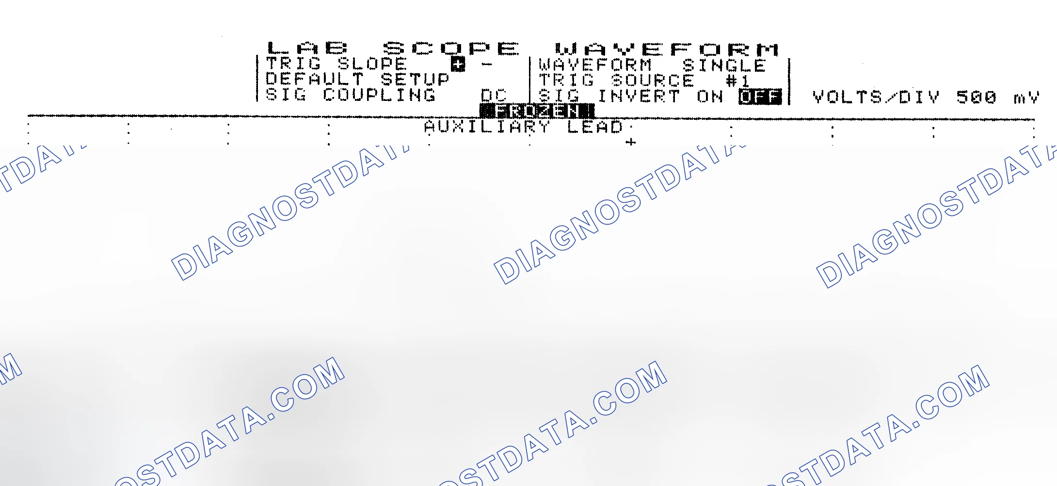 Scheme 10: Single Injector w/Excessive Current Flow - Current Pattern