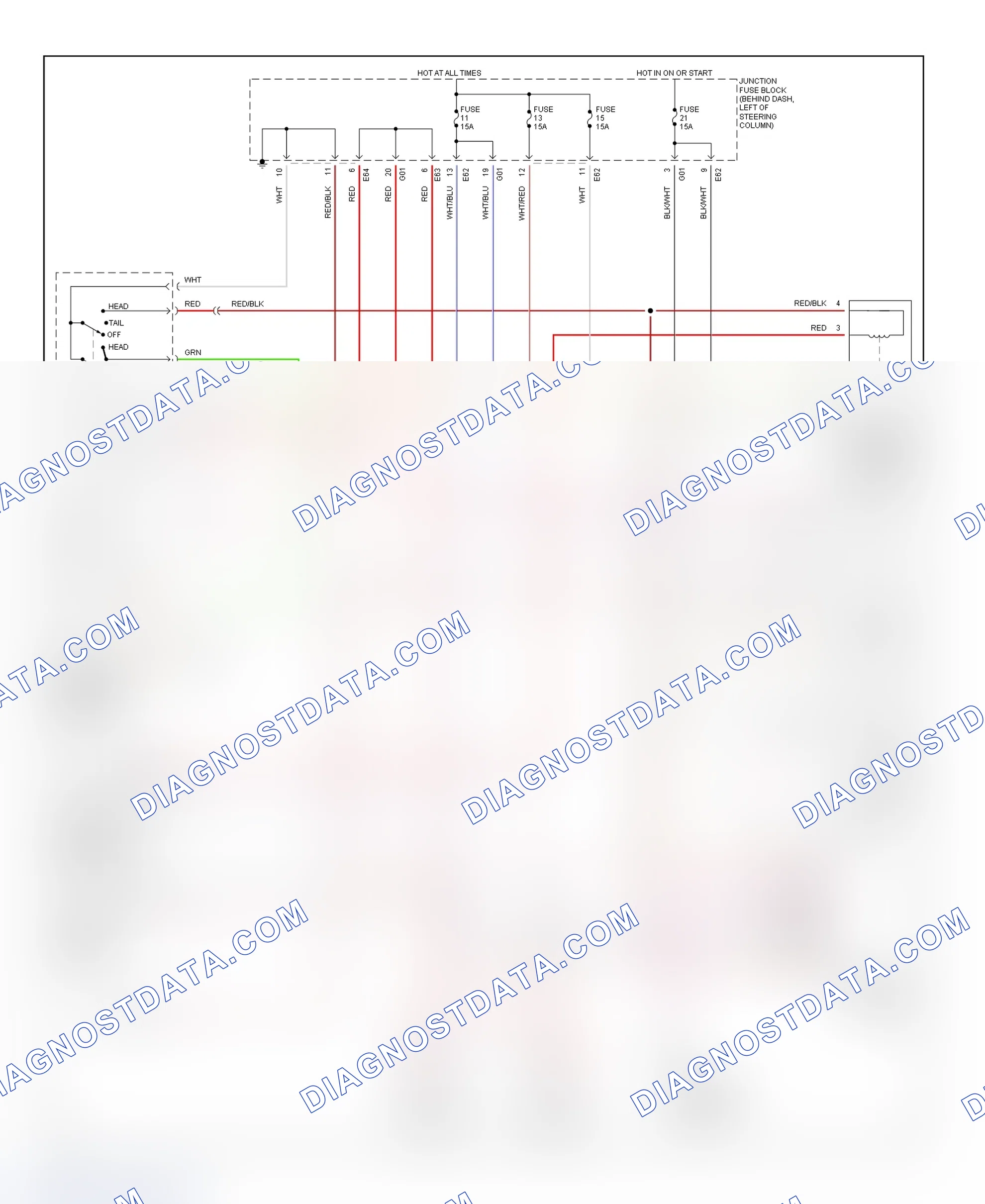 Scheme 3: Headlight System Wiring Diagram (Swift)