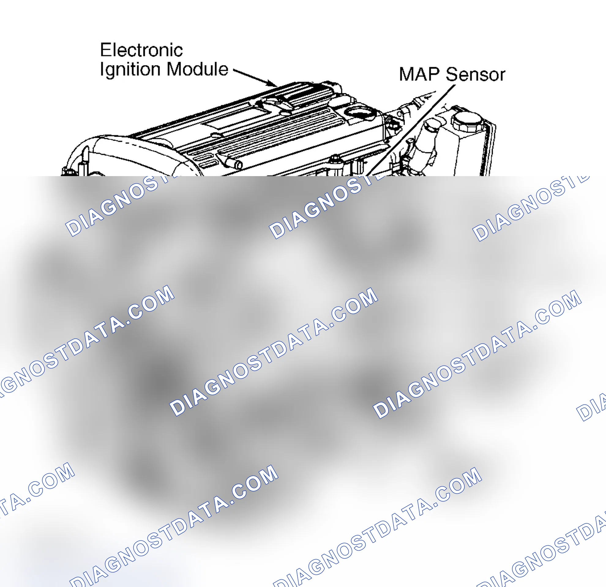 Scheme 41: ENGINE COMPONENT LOCATIONS (2.2L VIN F - SATURN)