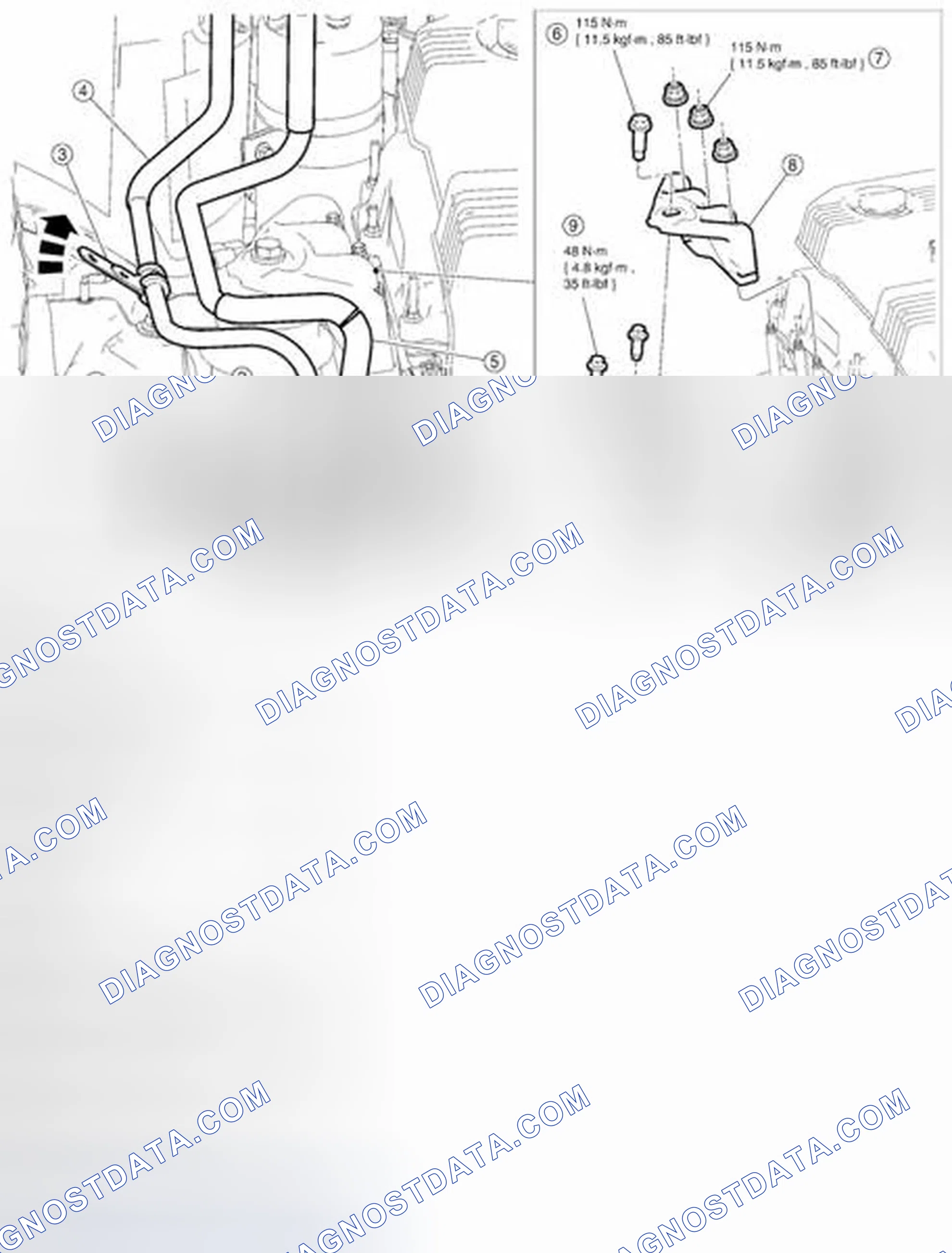 Scheme 758: ENGINE MOUNT - HYBRID REMOVAL/INSTALLATION