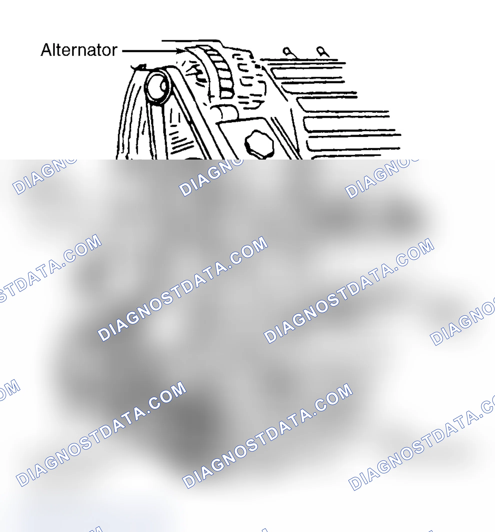 Scheme 7: Serpentine Belt Routing (3.1L)