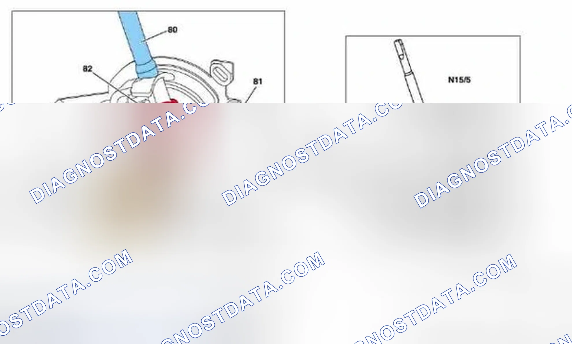 Scheme 72: Identifying Selector Lever, Spring Body And Electronic Selector Lever Control Module