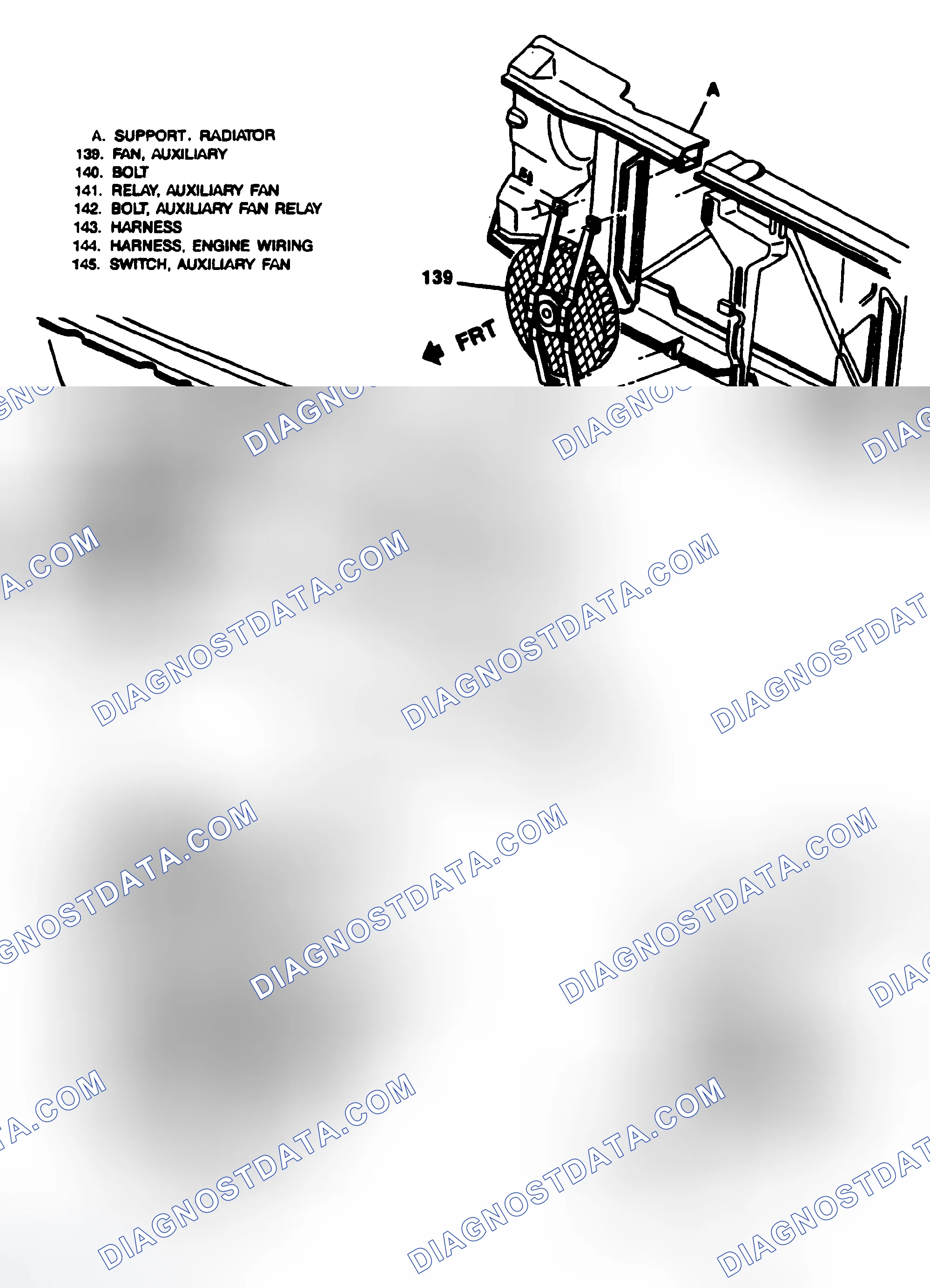 Scheme 2: Auxiliary Coolant Fan (Removal & Installation)