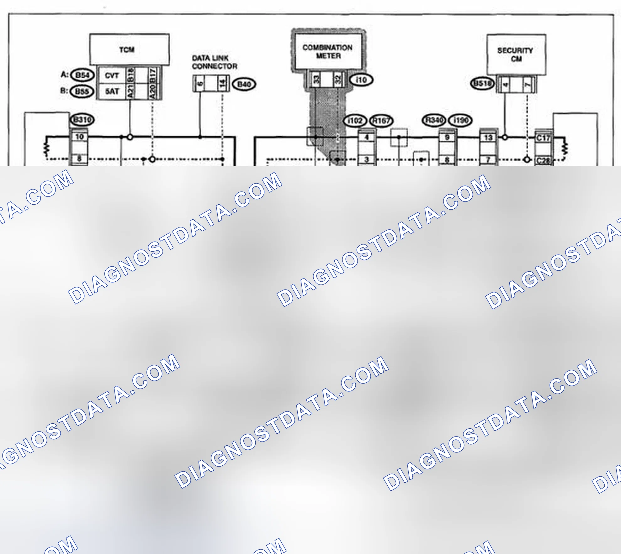 Scheme 21: 56 - 64 ohms (COMBINATION METER)