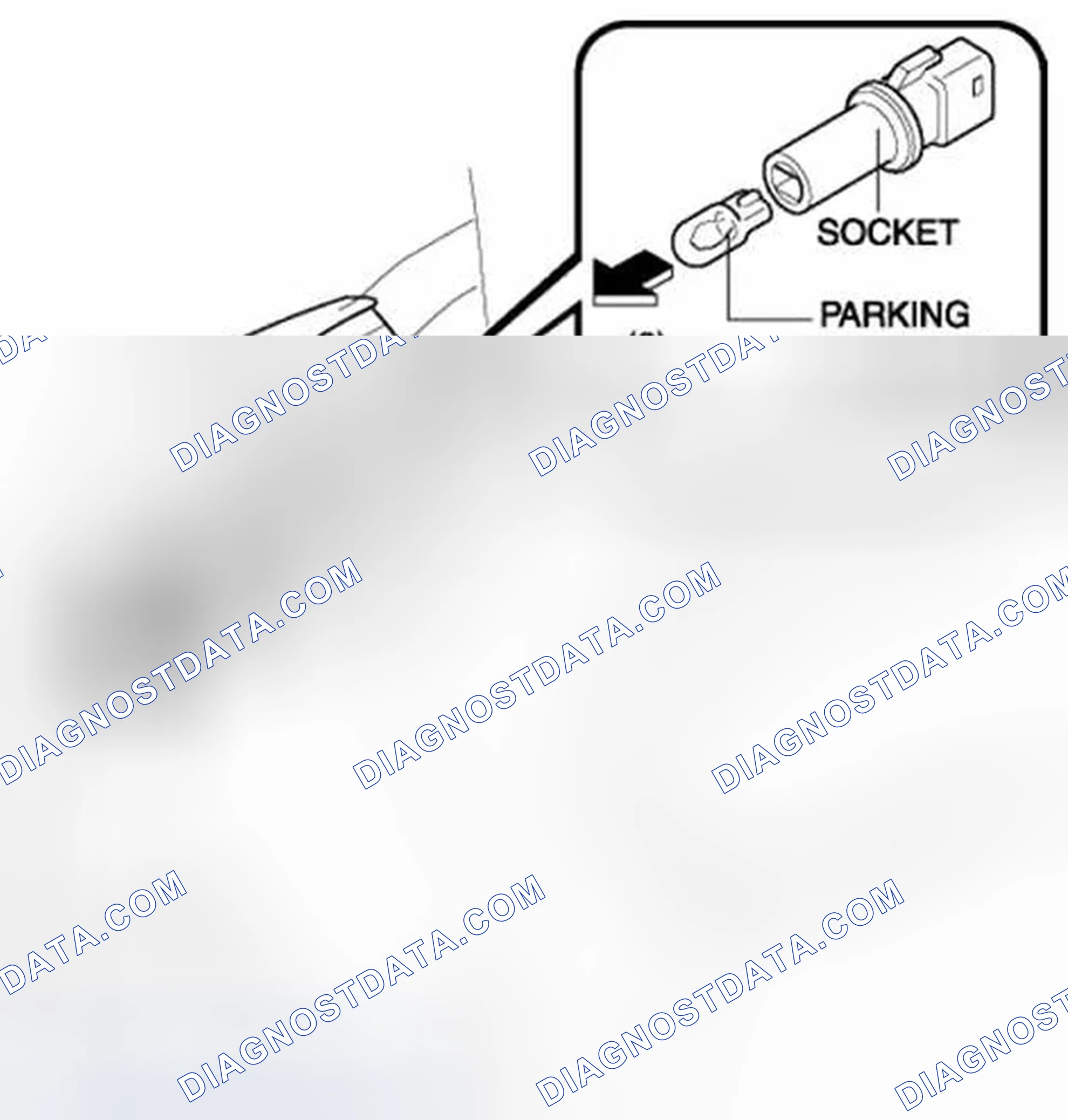 Scheme 14: PARKING LIGHT BULB REMOVAL/INSTALLATION