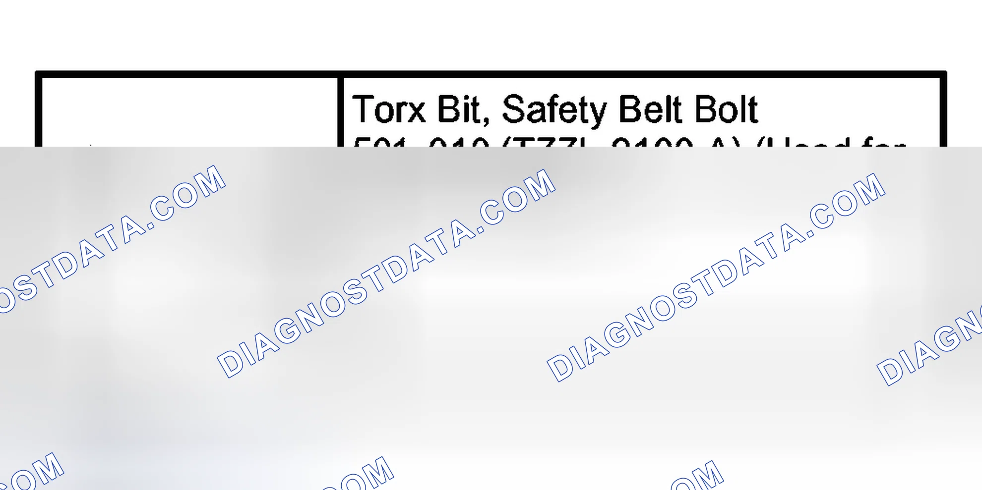 Scheme 5: Retractor - Rear Safety Belt and Tongue