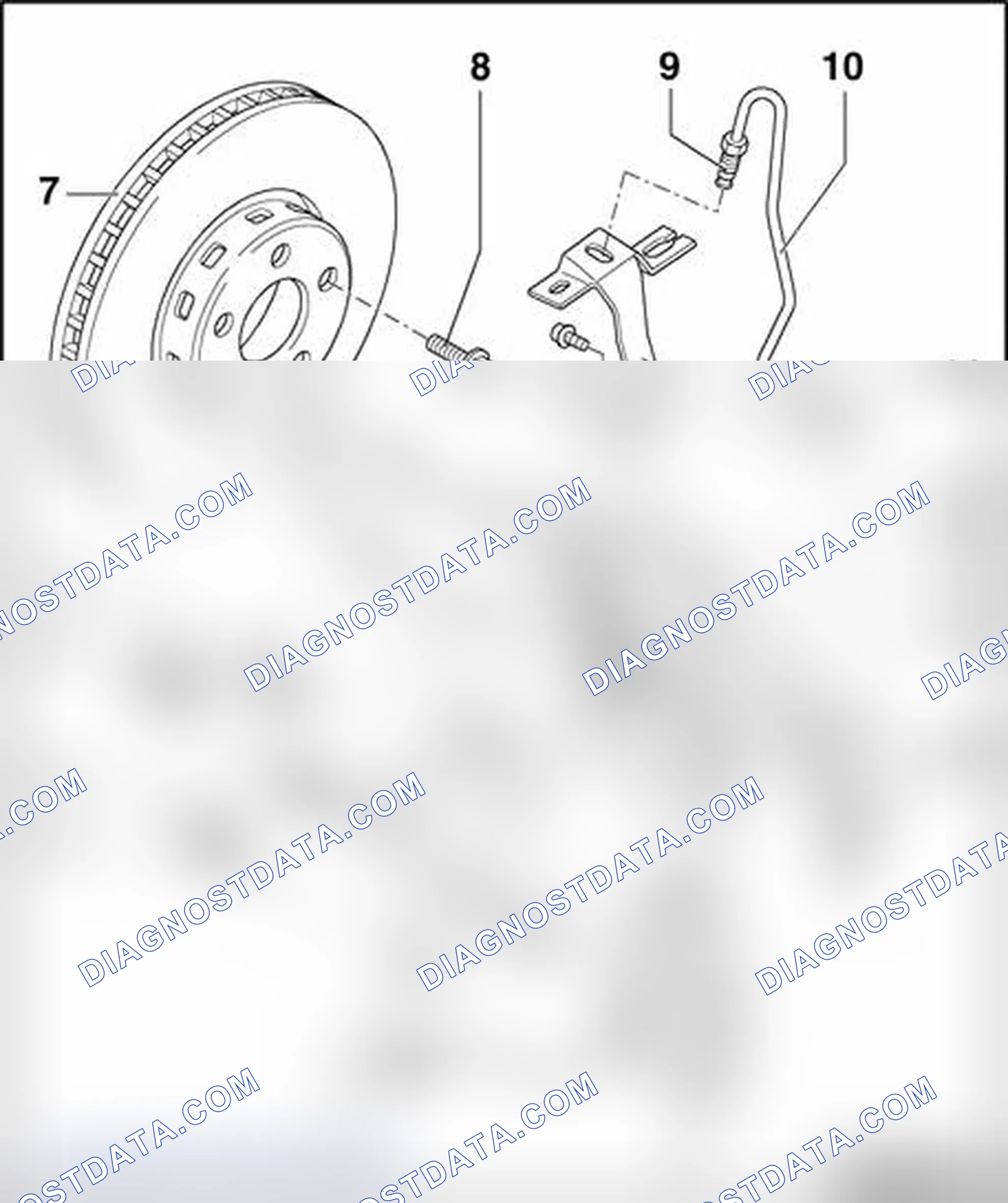 Scheme 57: Front brakes, servicing