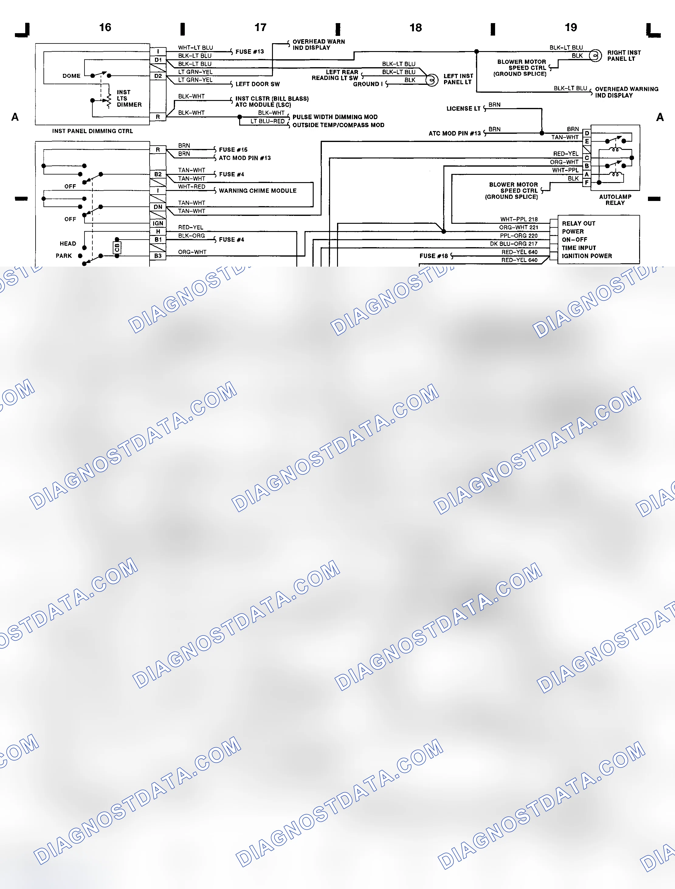Scheme 2: Automatic Headlight System (Grid B-C 16-19)