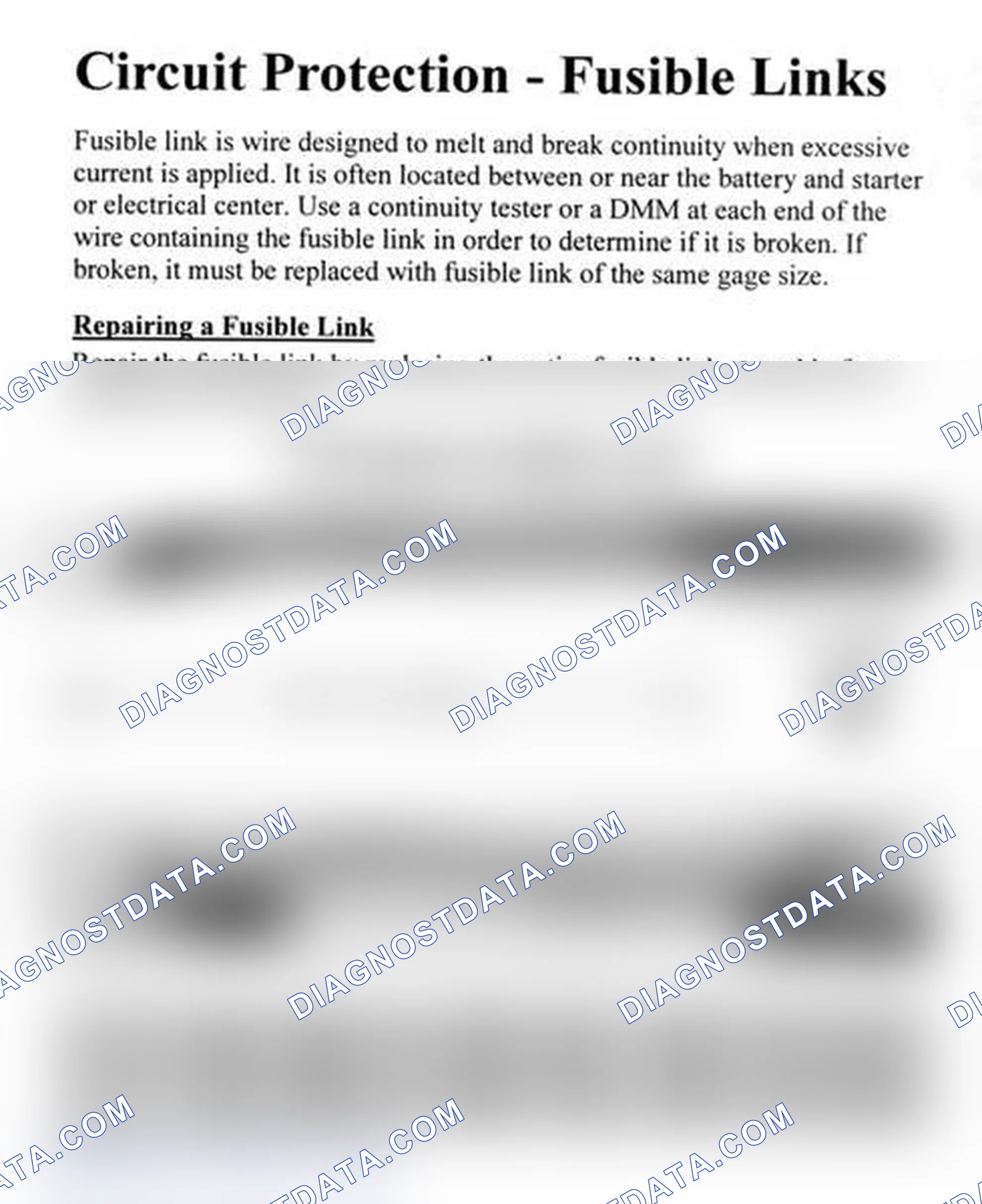 Scheme 1: FUSIBLE LINKS