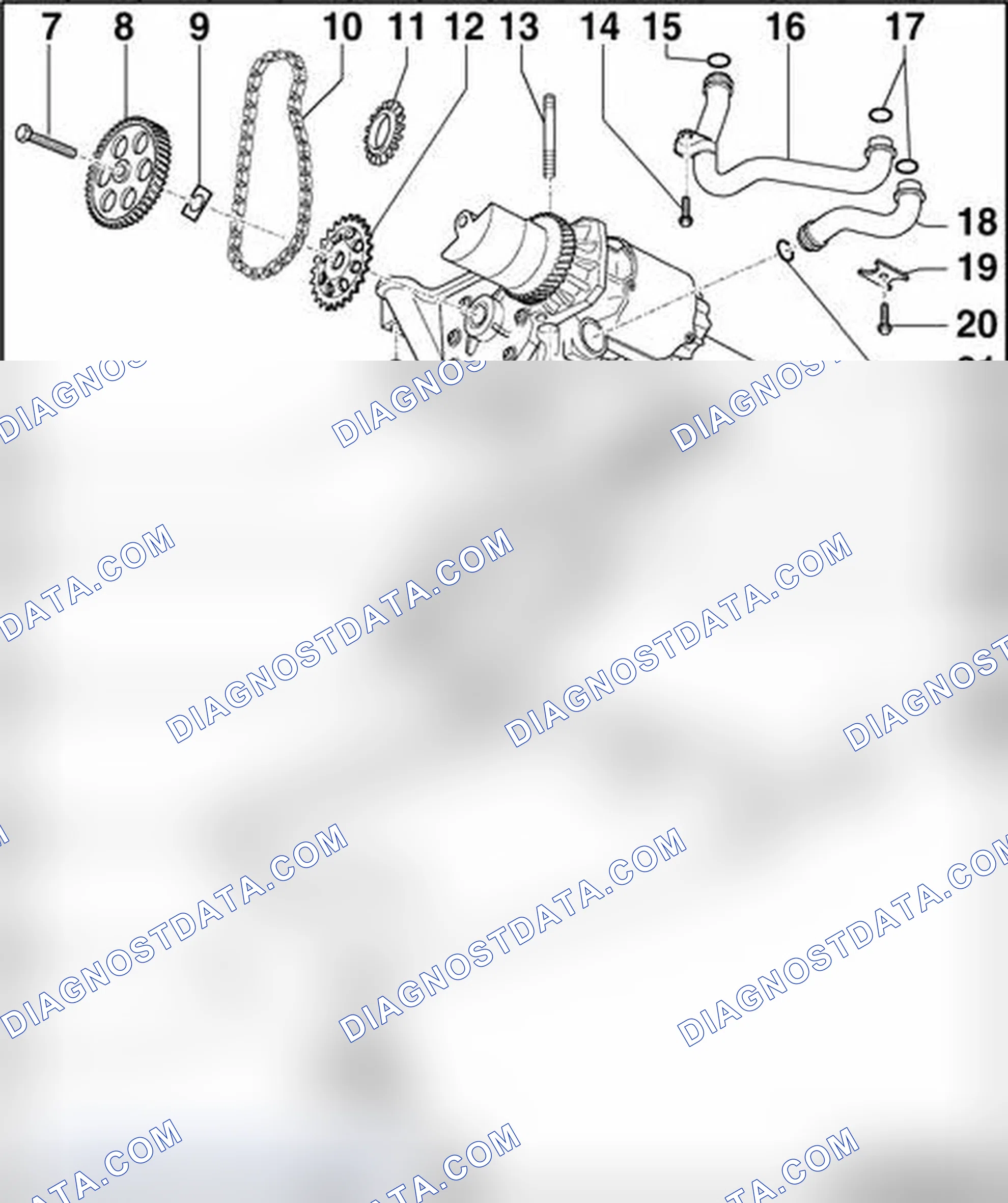 Scheme 338: Part I - Oil pan (lower part), oil pump