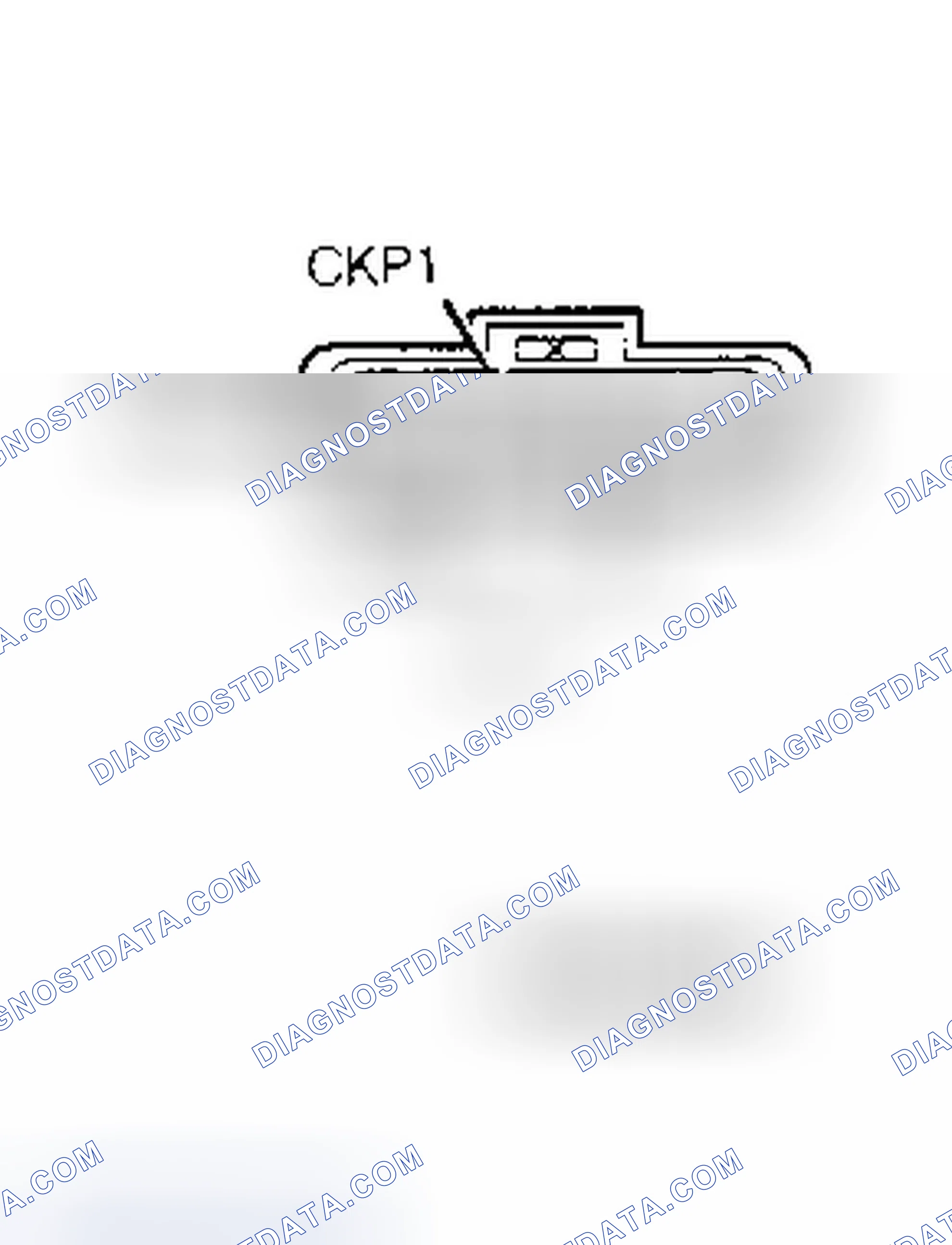 Scheme 96: Identifying Distributor Connector Terminals (2.5L - CID)