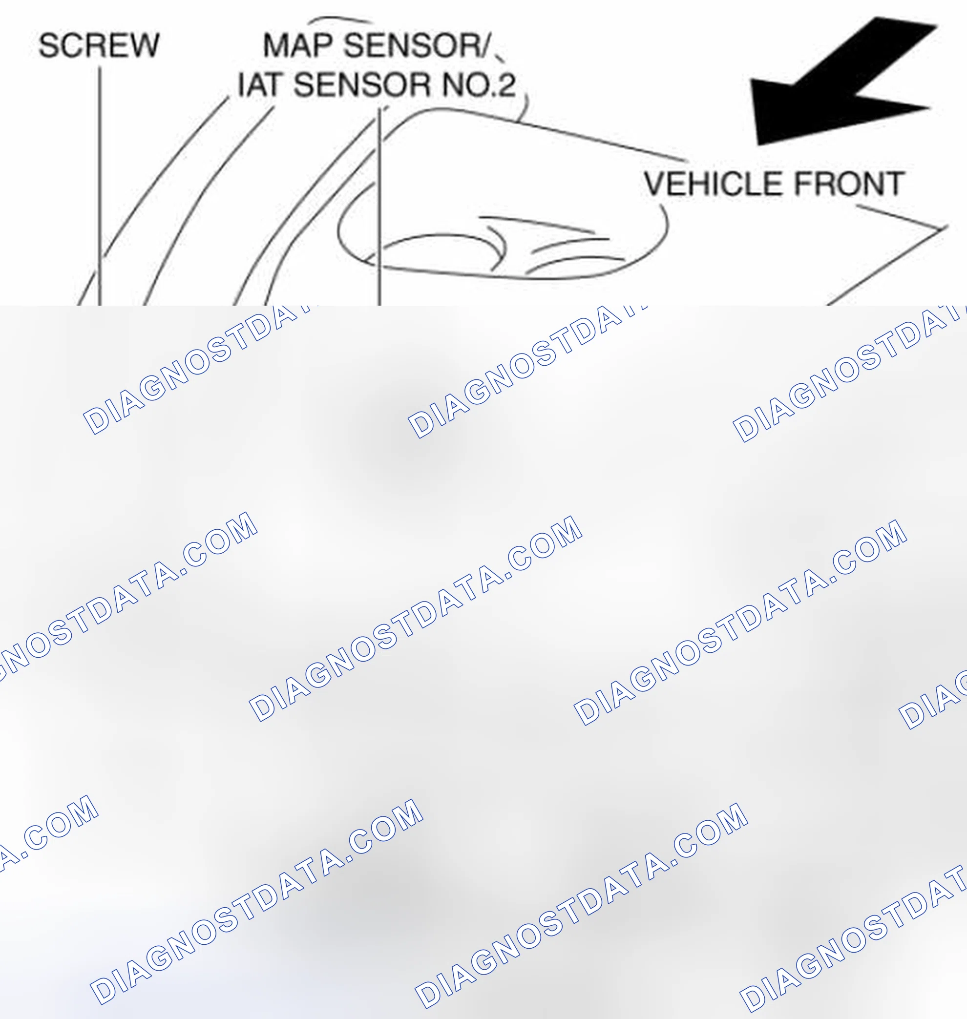 Scheme 211: MANIFOLD ABSOLUTE PRESSURE (MAP) SENSOR/INTAKE AIR TEMPERATURE (IAT) SENSOR NO.2 REMOVAL/INSTALLATIO