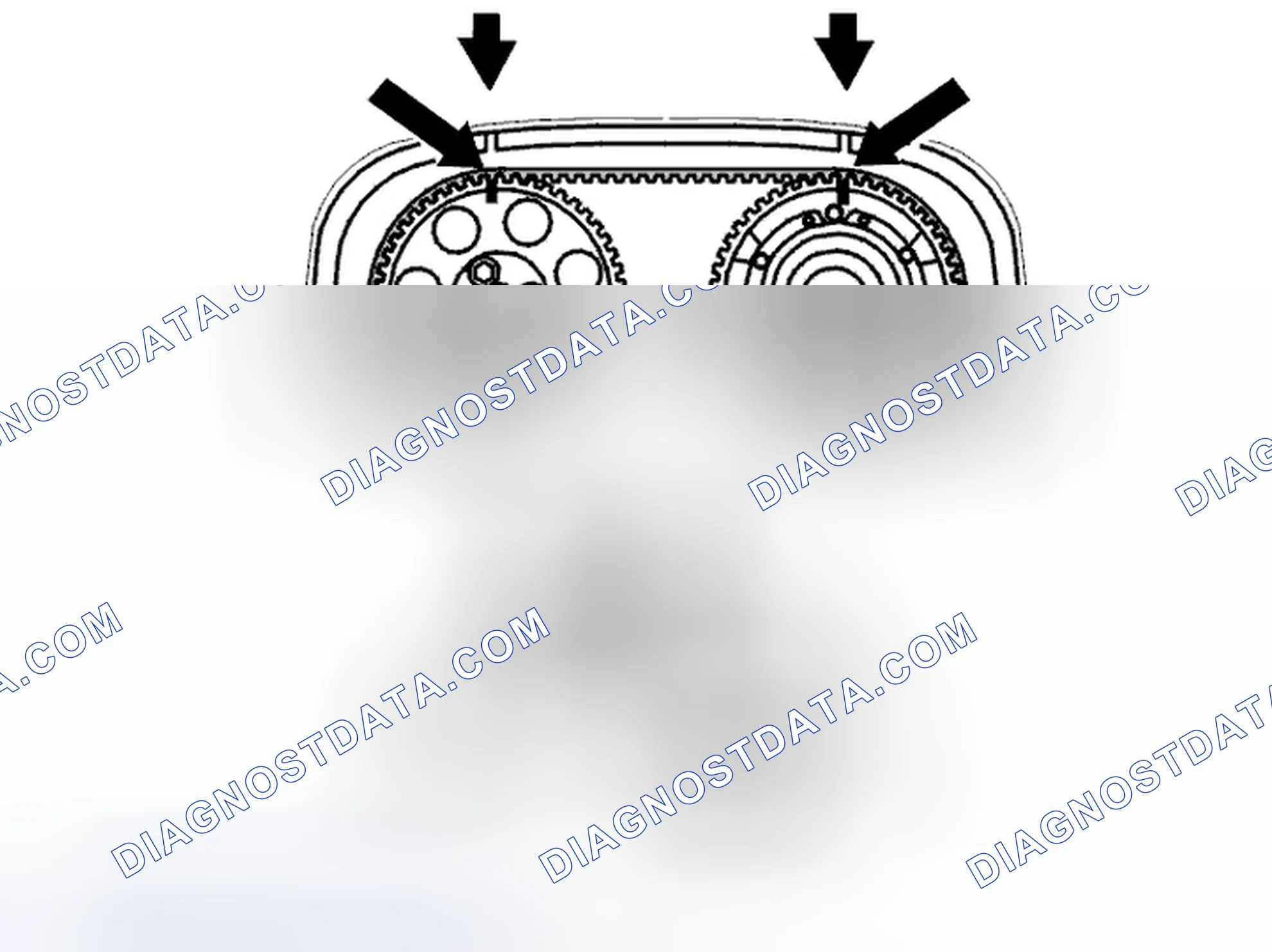 Scheme 457: Aligning the engine according to the marking