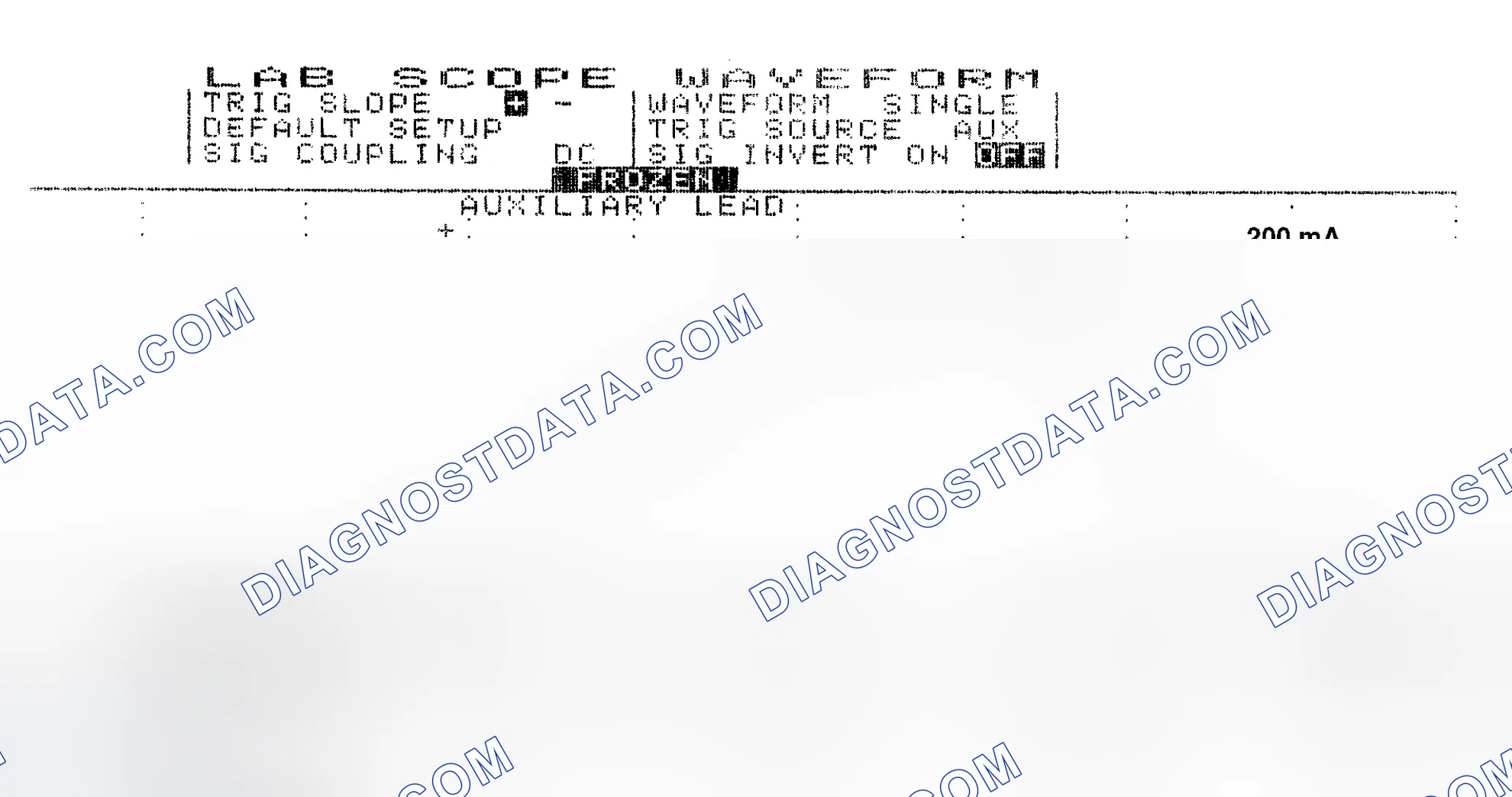 Scheme 13: Single Injector w/Normal Current Flow - Current Pattern