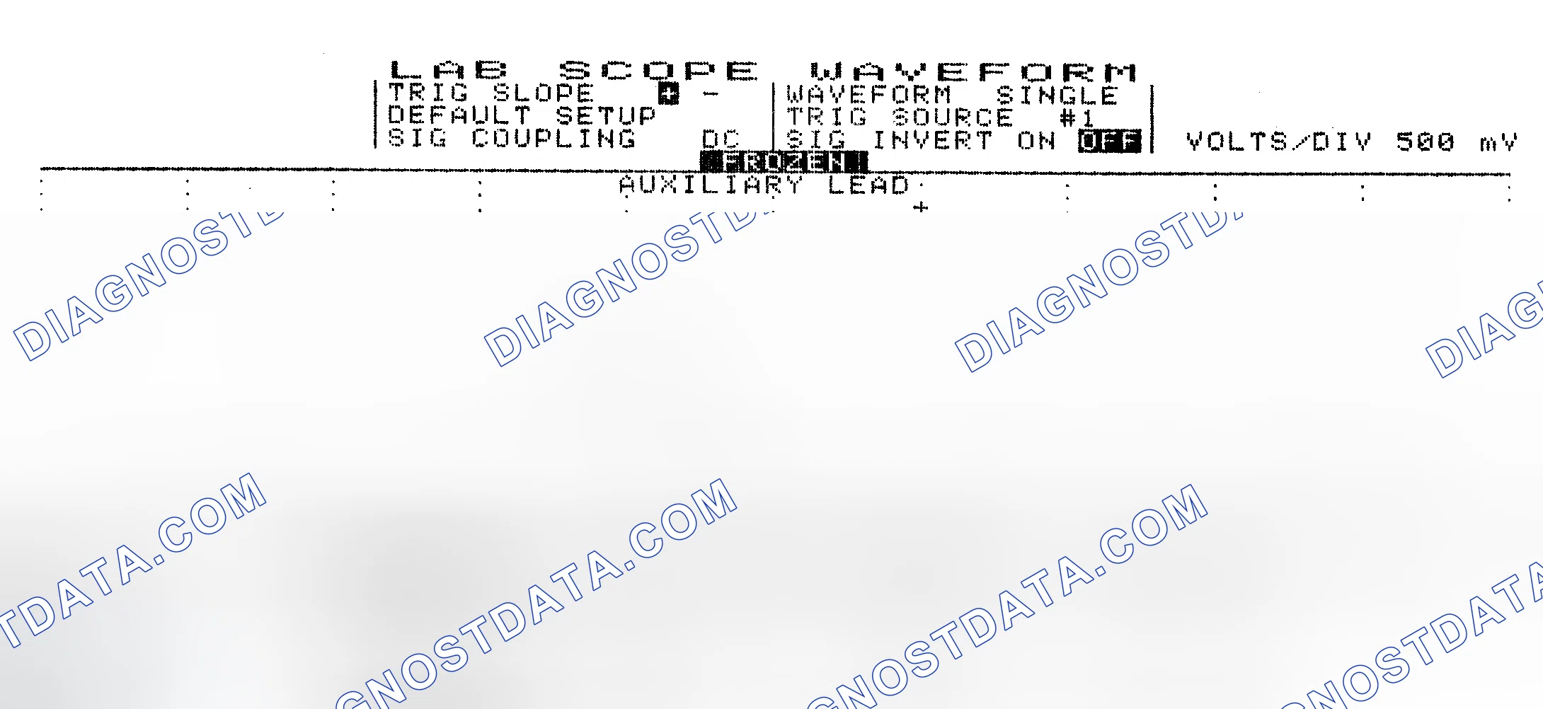 Scheme 10: Single Injector w/Excessive Current Flow - Current Pattern
