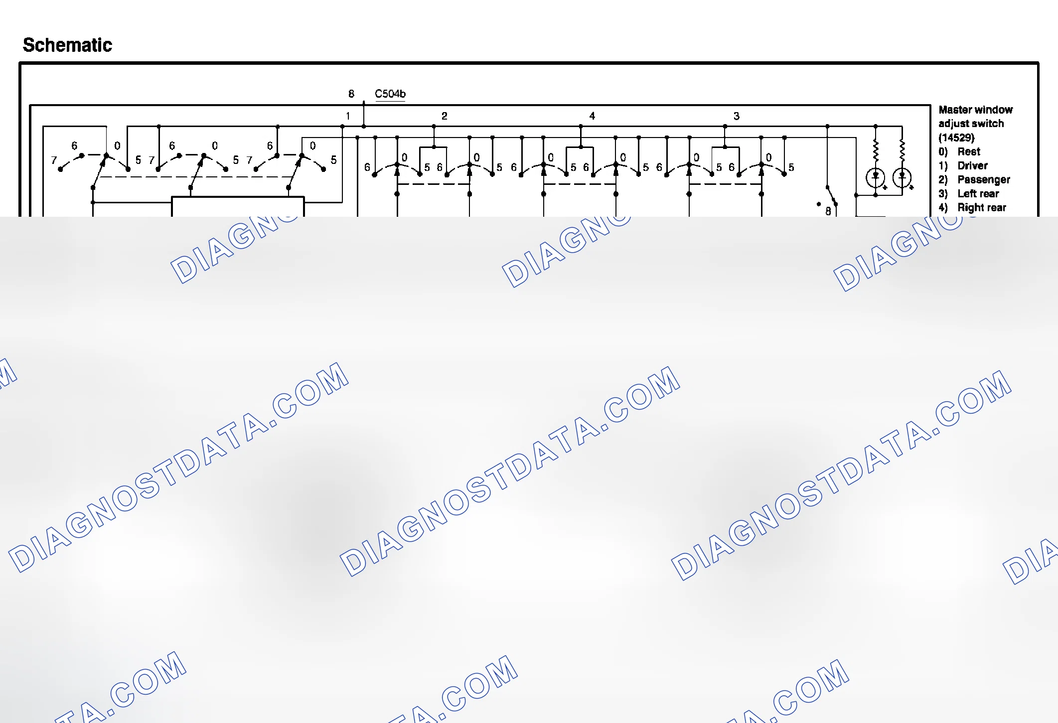 Scheme 17: Master window adjust switch (14529) - Expedition