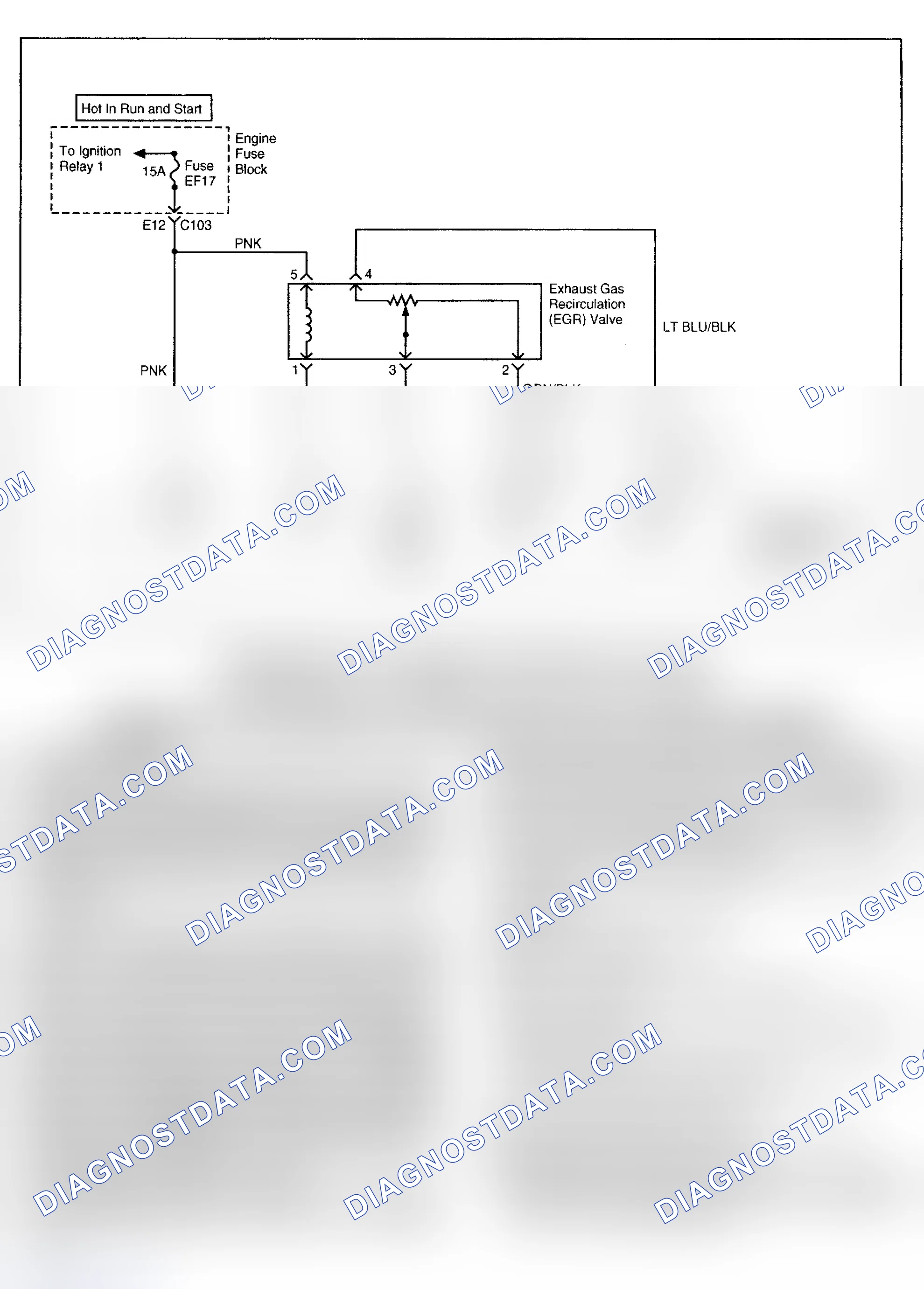 Scheme 144: DTC P0404: EXHAUST GAS RECIRCULATION OPEN VALVE POSITION ERROR