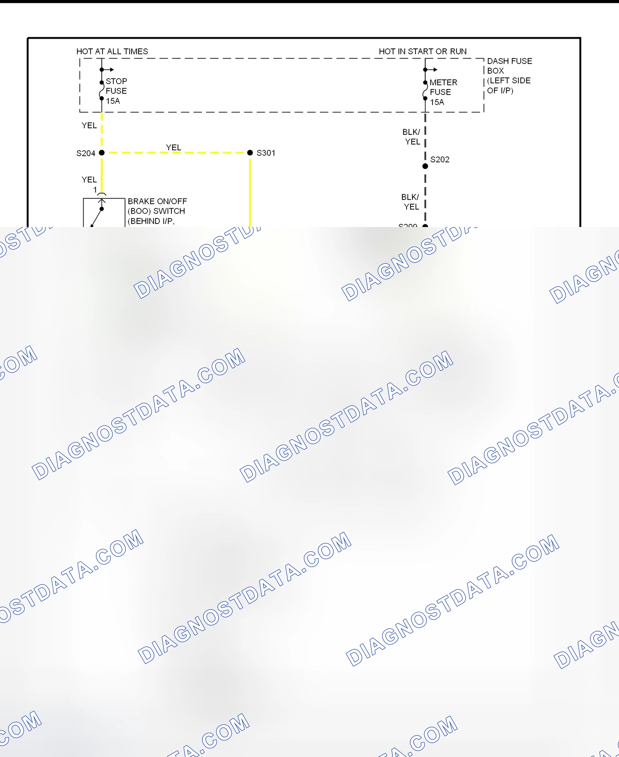 Scheme 132: Shift Interlock System Wiring Diagram (1997 Aspire)