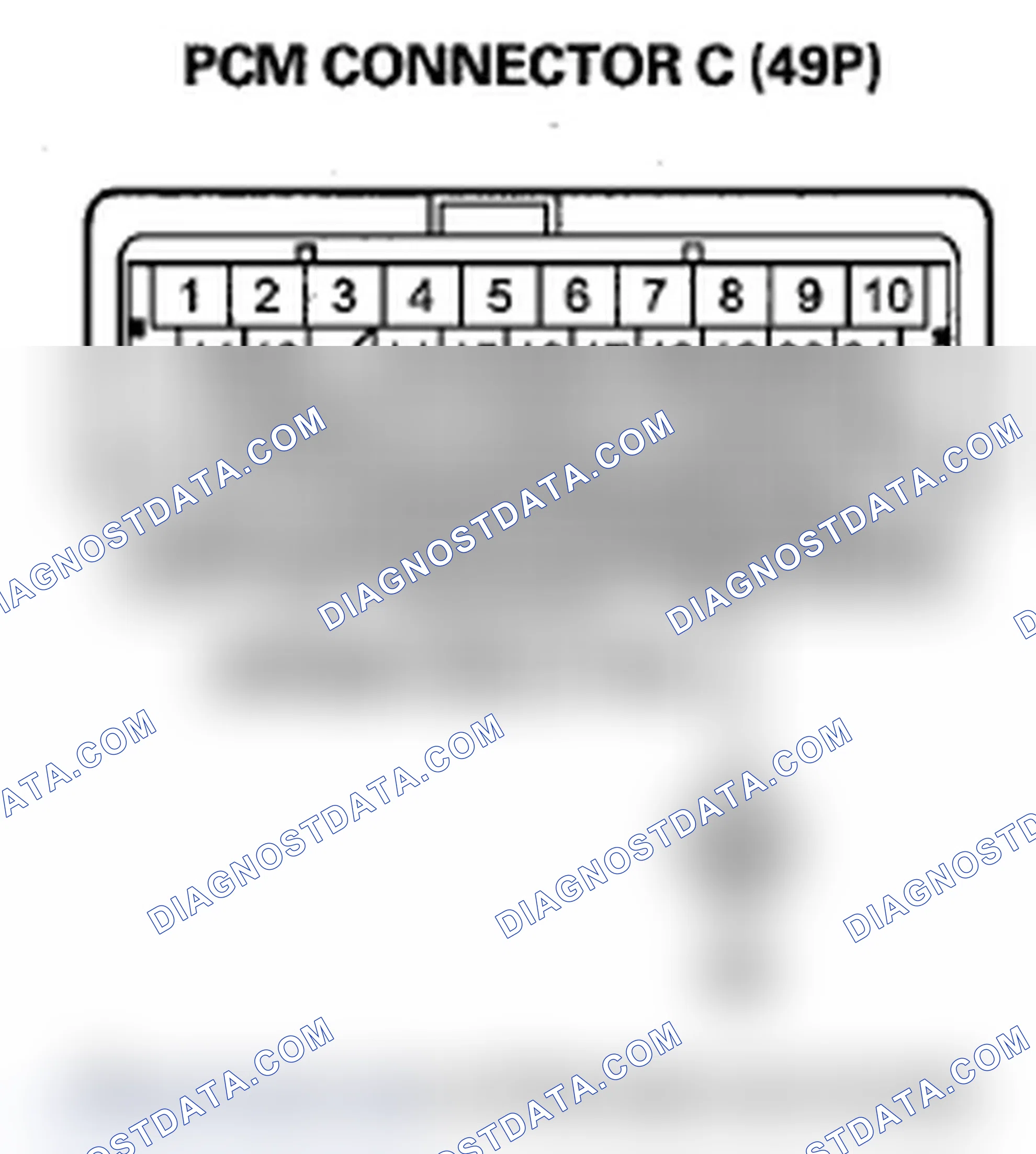 Scheme 84: DTC P0872: Short in Transmission Fluid Pressure Switch C (4th Clutch) Circuit, or Transmission Fluid