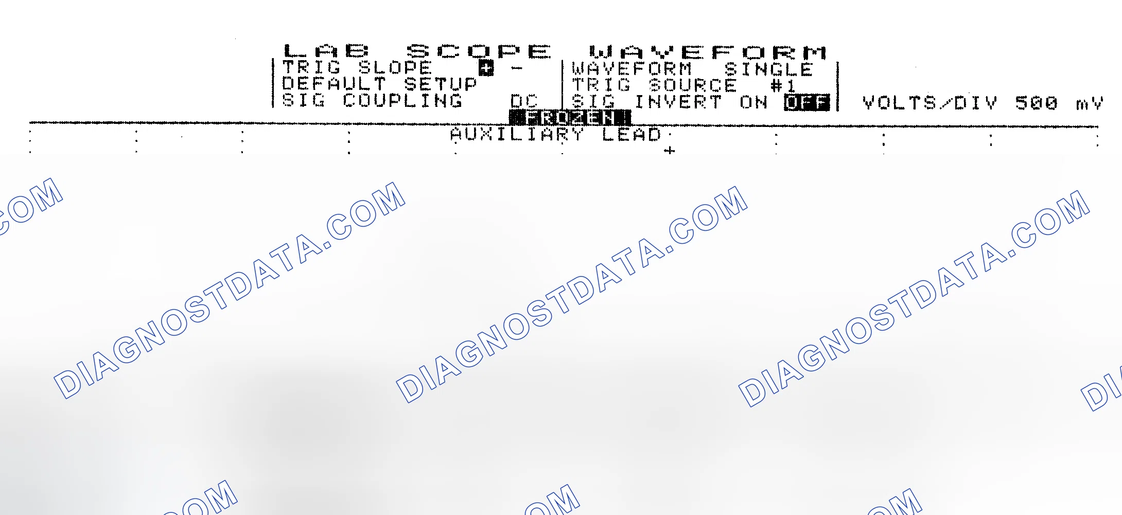 Scheme 10: Single Injector w/Excessive Current Flow - Current Pattern