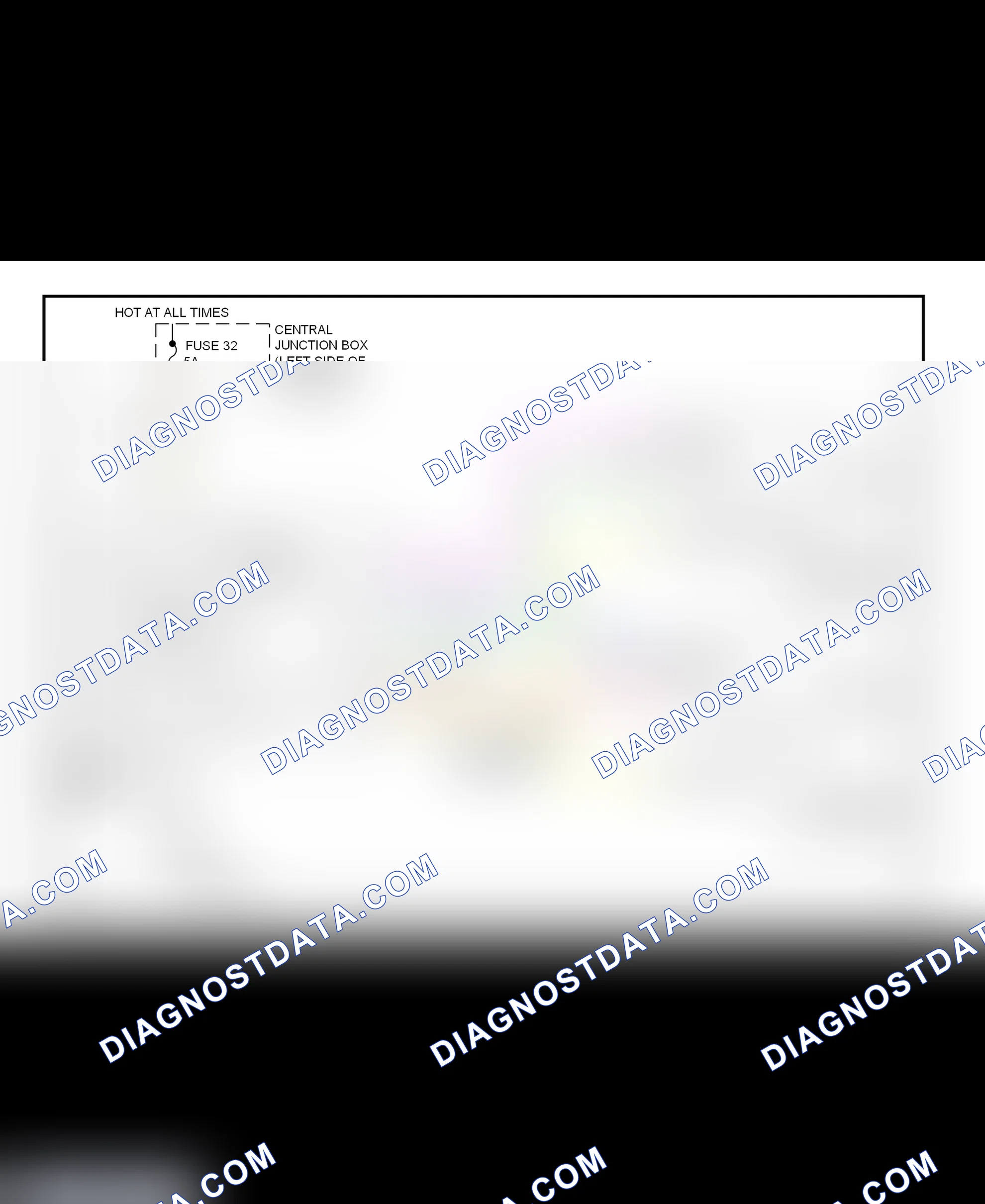 Scheme 6: Power Mirror System Wiring Diagram (Econoline - 2000)
