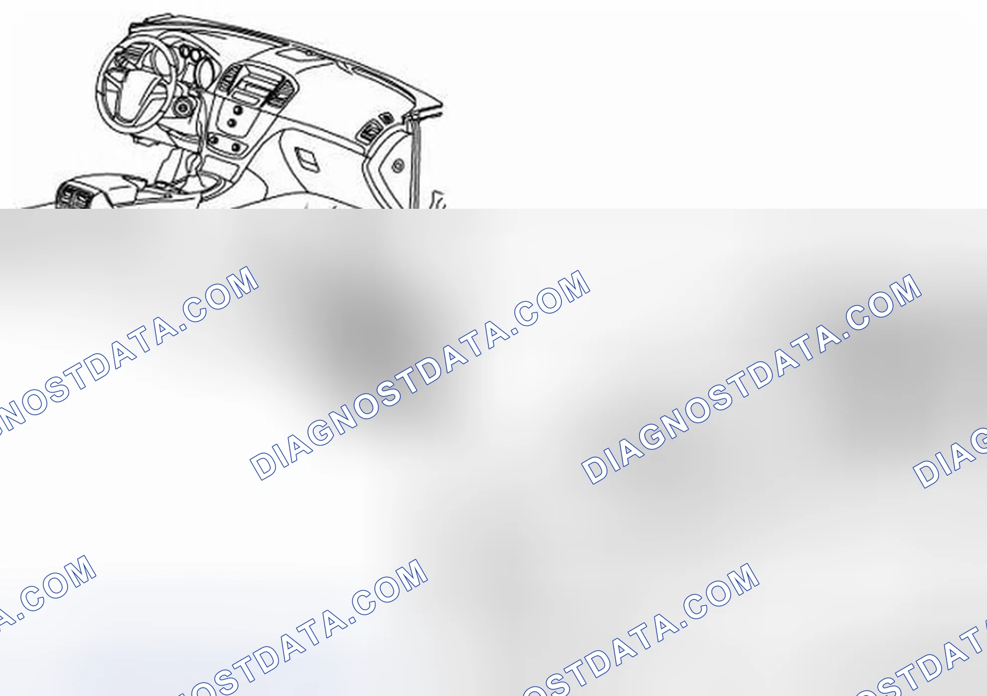 Scheme 132: Duct Air Temperature Sensor Replacement - Upper Right Side (Right Hand Drive)