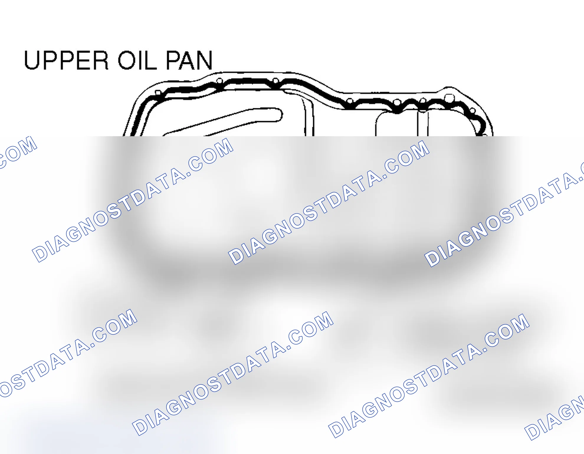 Scheme 307: >>D<< UPPER OIL PAN/LOWER OIL PAN INSTALLATION