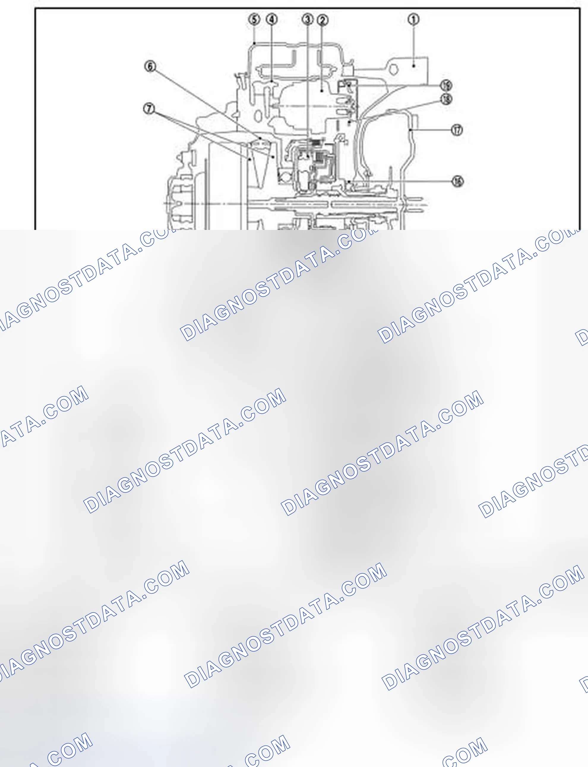 Scheme 1: TRANSAXLE: Cross-Sectional View