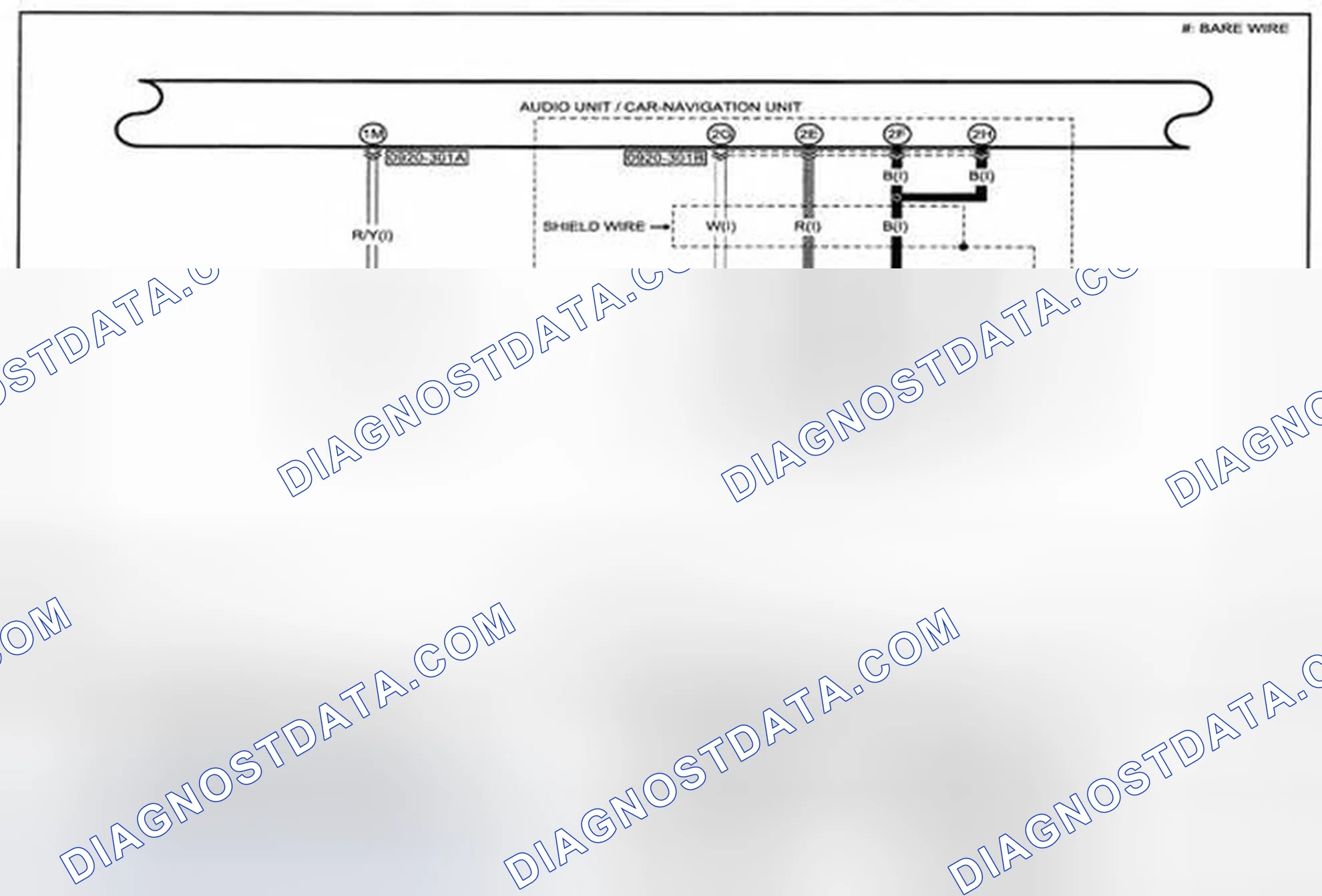 Scheme 300: Audio System (Bose® Type Audio) Wiring Diagram - 0920-3c (1 Of 2)